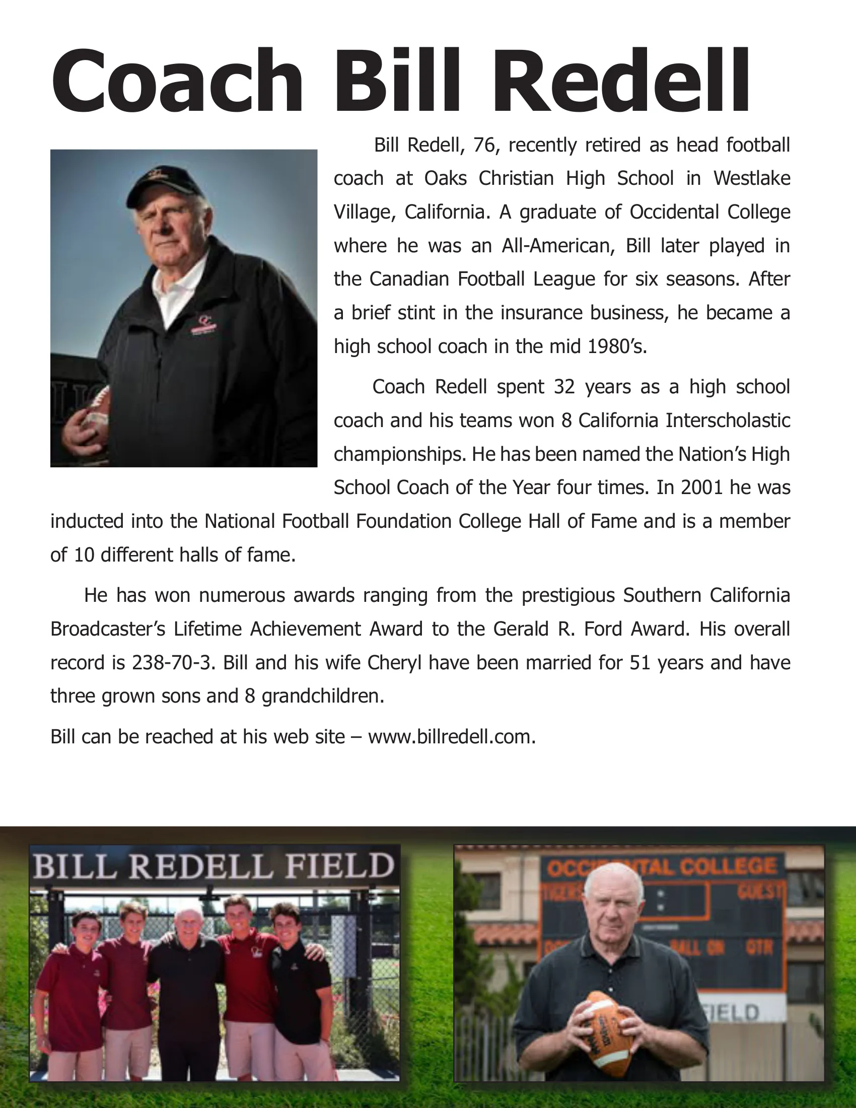 Letter from AFM - Everything You Need to Know Off the Field — American Football Quarterly Vol 1 — Summer 2018, page 20