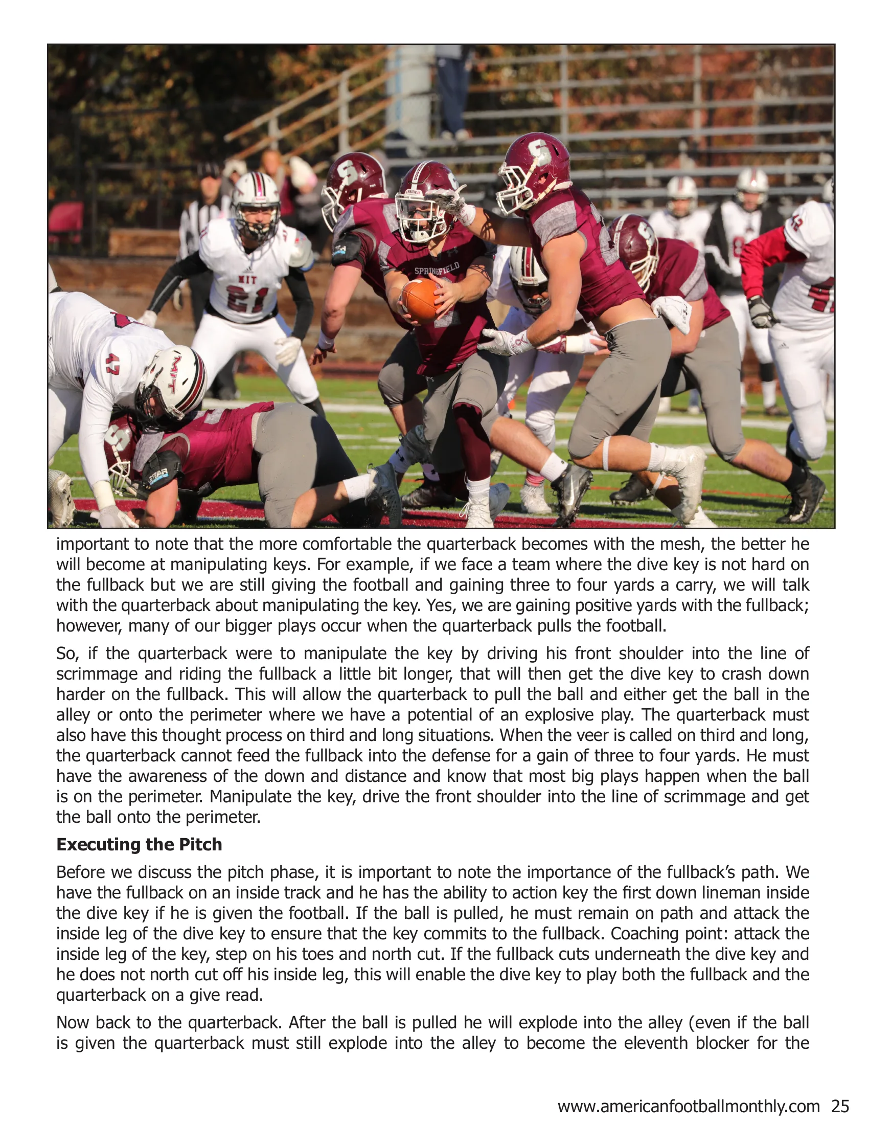 Quarterback Play in the Triple Option — American Football Quarterly Vol 1 — 2018, page 25
