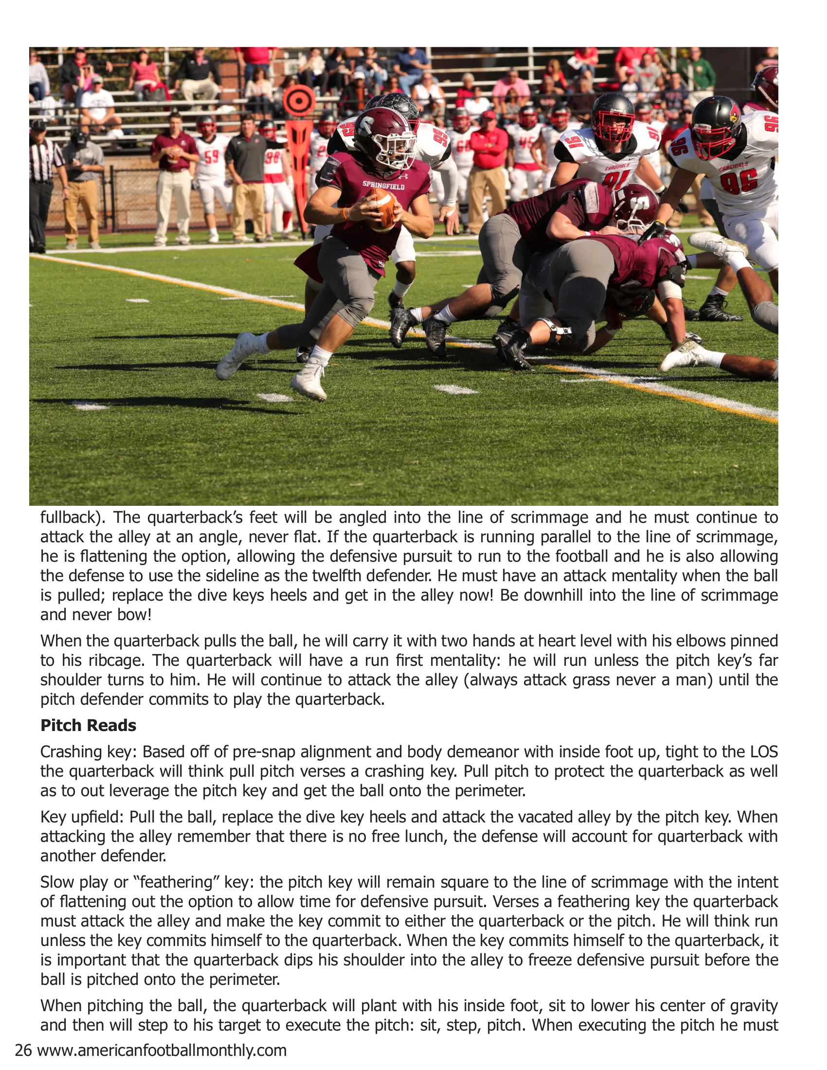 Quarterback Play in the Triple Option — American Football Quarterly Vol 1 — 2018, page 26