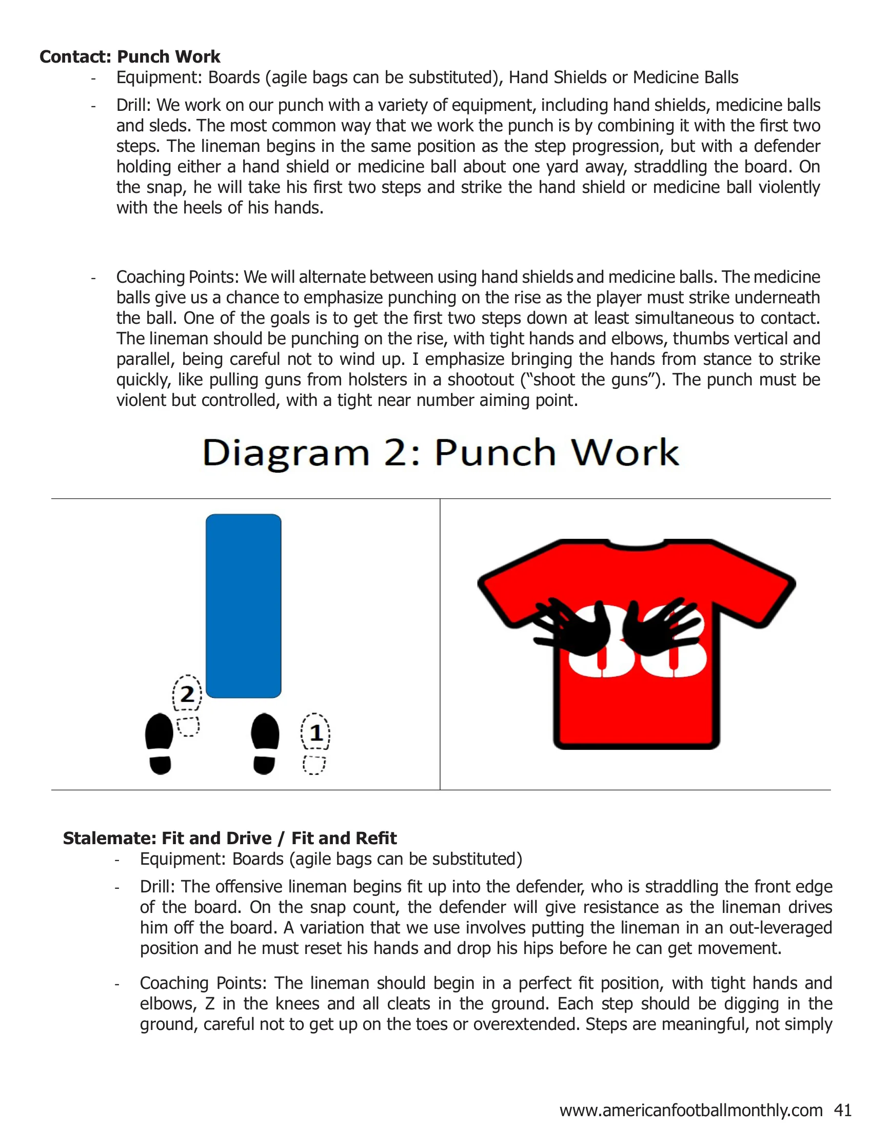 Using Progressions to Develop Offensive linemen in the Run Game — American Football Quarterly Vol 1 — Summer 2018, page 41