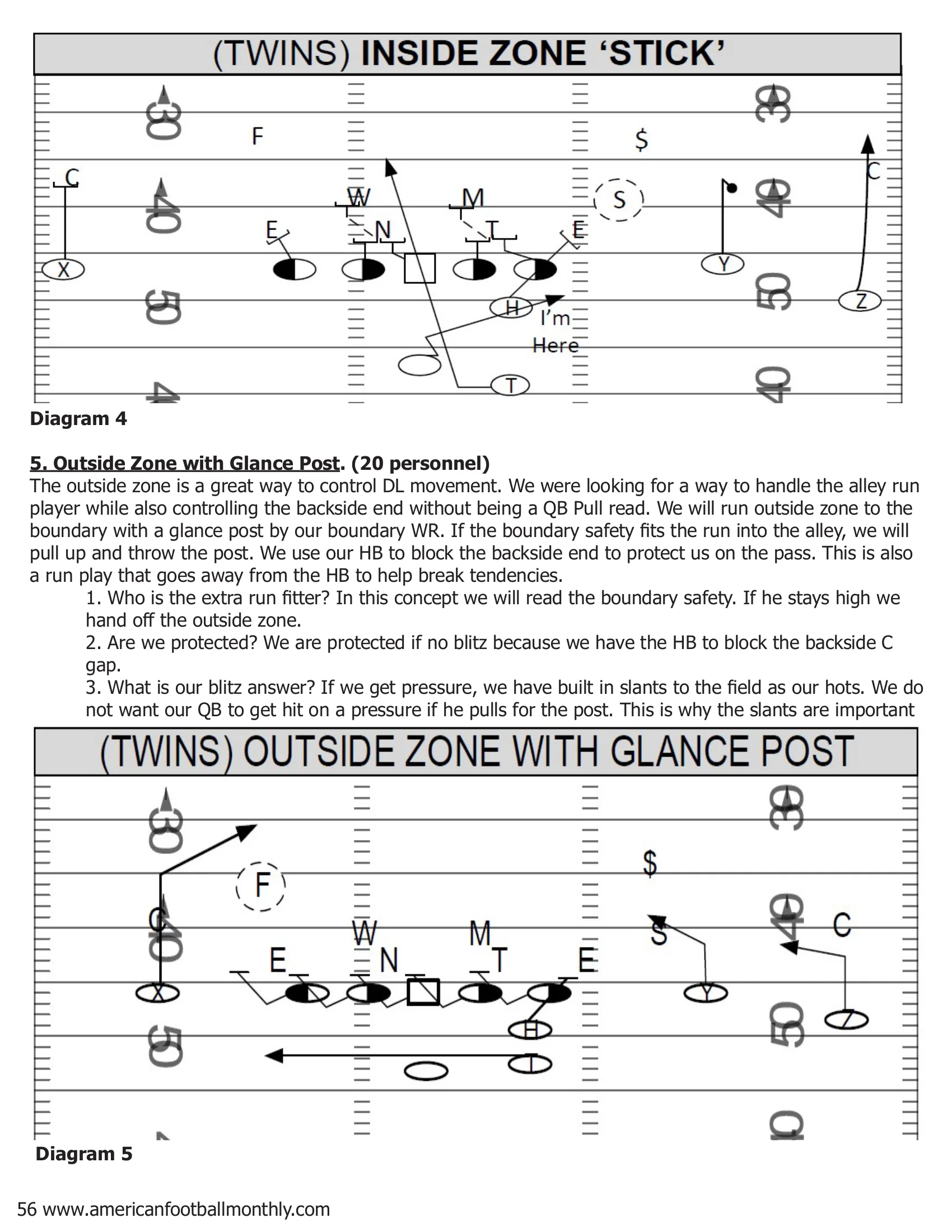 Arkansas Tech RPO Clinic — American Football Quarterly Vol 1 — Summer 2018, page 56