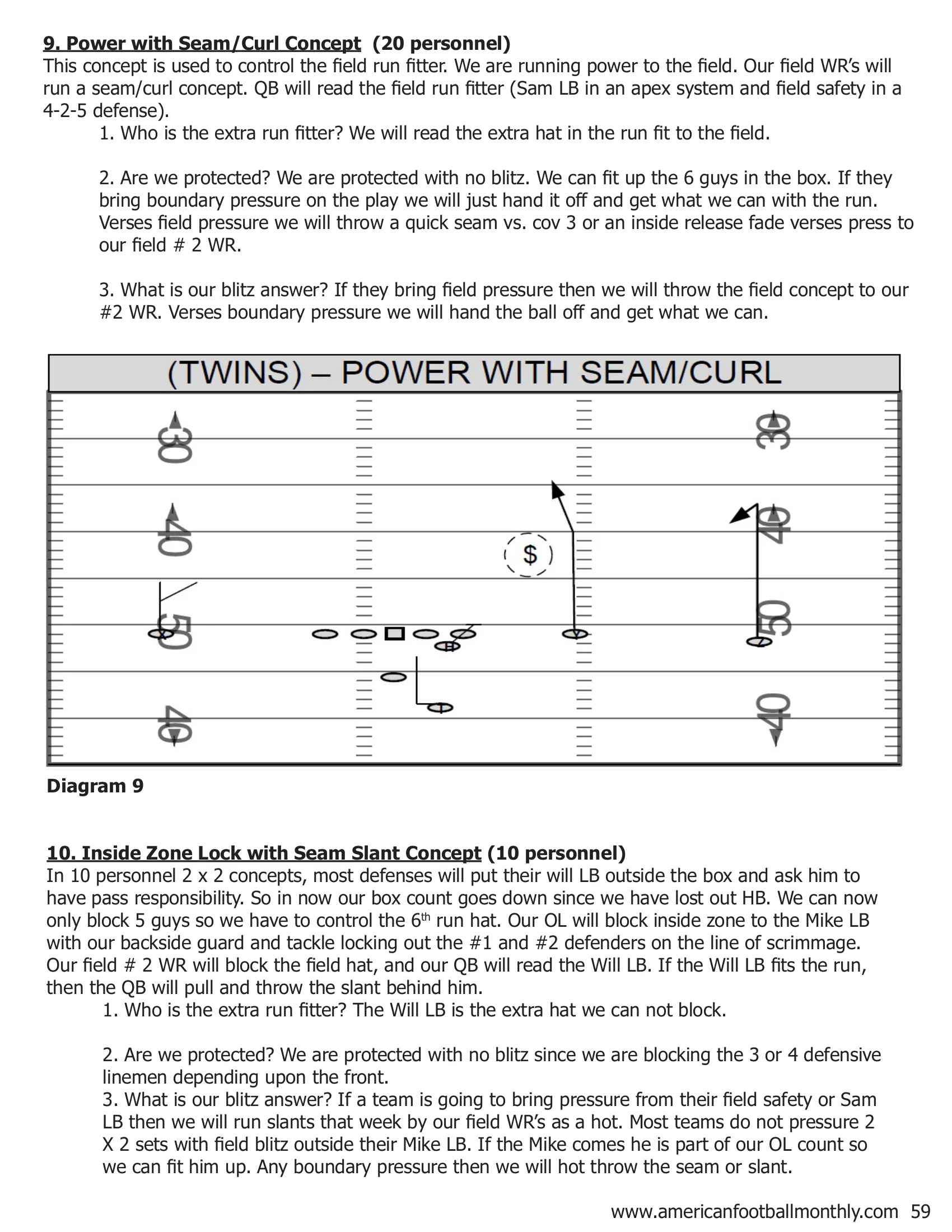 Arkansas Tech RPO Clinic — American Football Quarterly Vol 1 — Summer 2018, page 59
