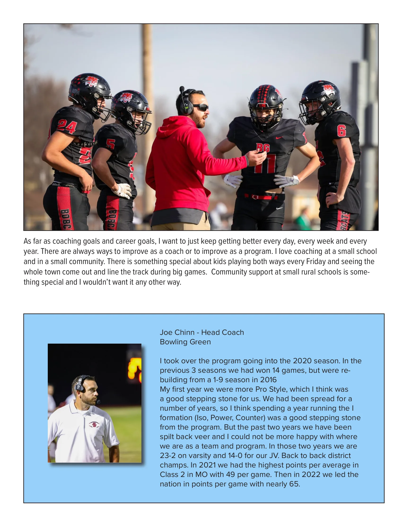 Bowling Strikes - Again and Again — American Football Quarterly Vol 1 — Summer 2023, page 10