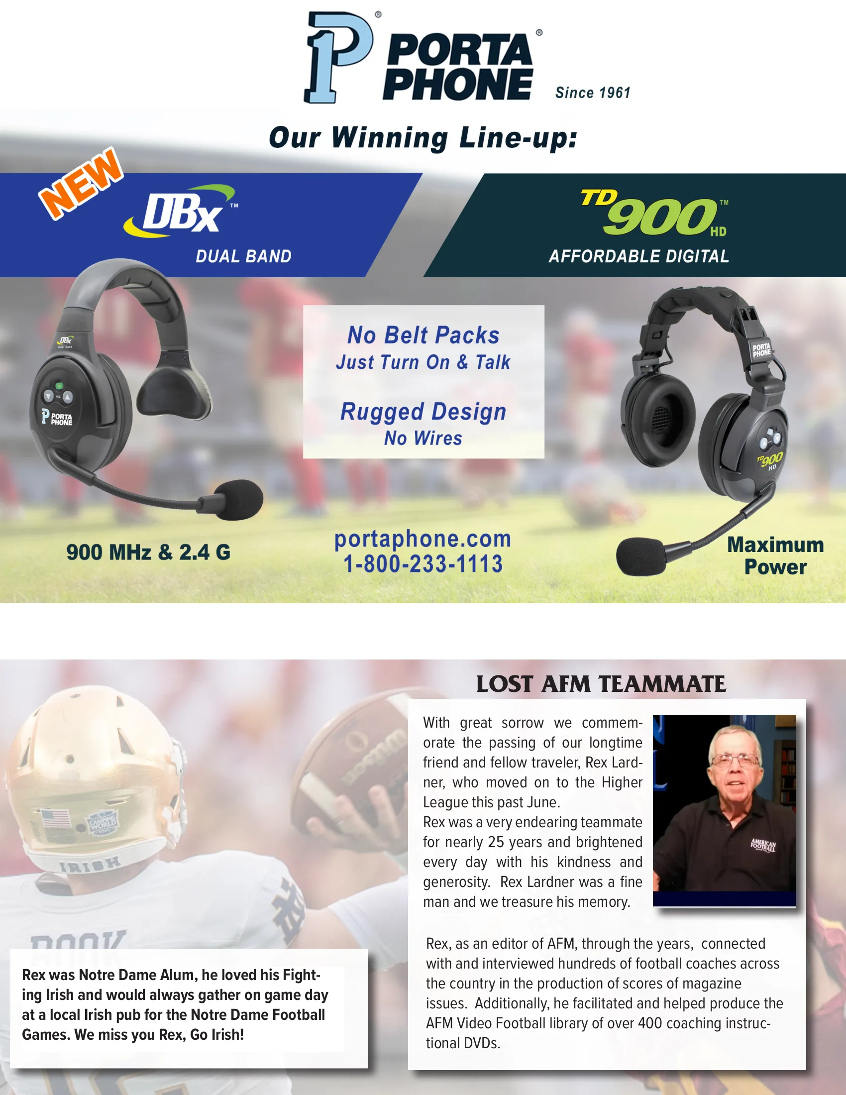 Bowling Strikes - Again and Again — American Football Quarterly Vol 1 — Summer 2023, page 11
