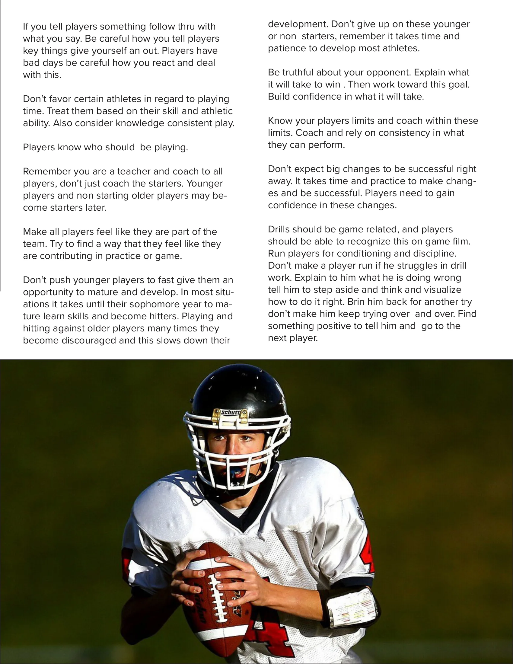 The Wright Wisdom - Learning From Legends — American Football Quarterly Vol 1 — Summer 2023, page 27