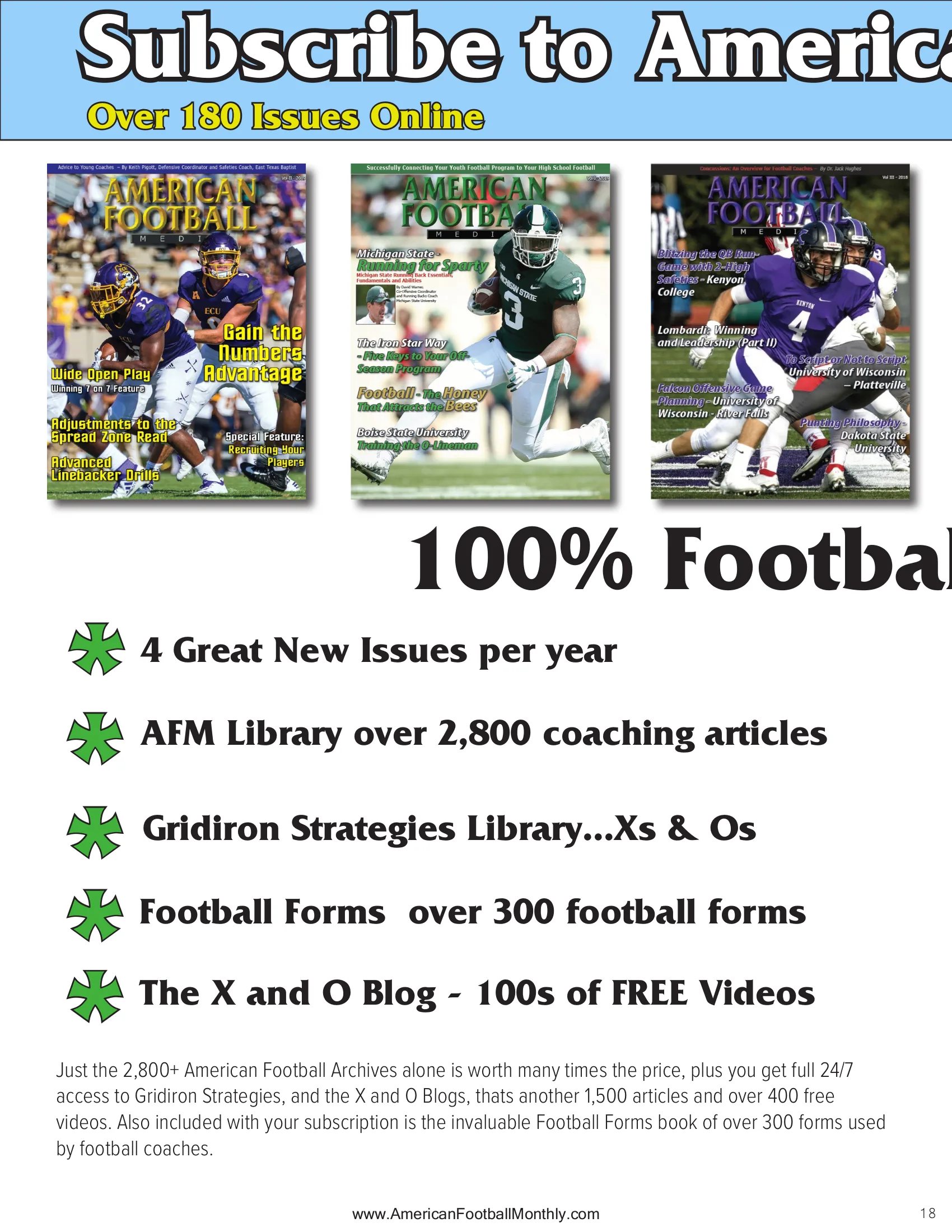 Play calling — American Football Quarterly Vol 1 — Winter 2024, page 18
