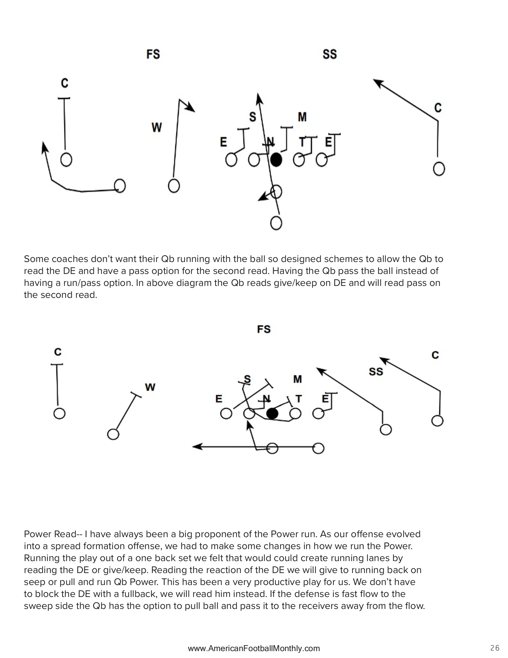 Play calling — American Football Quarterly Vol 1 — Winter 2024, page 26