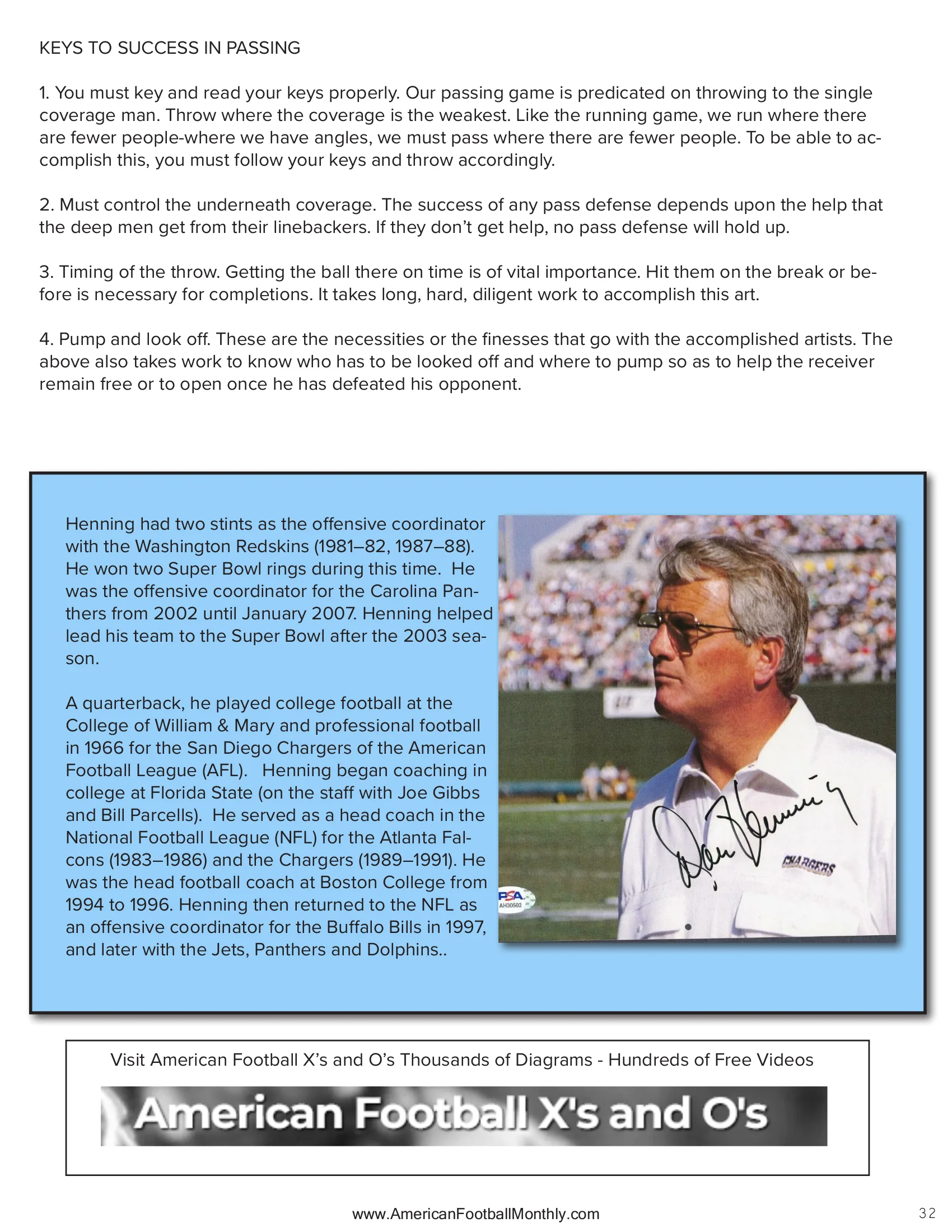 RPO Advantage — American Football Quarterly Vol 1 — Winter 2024, page 32