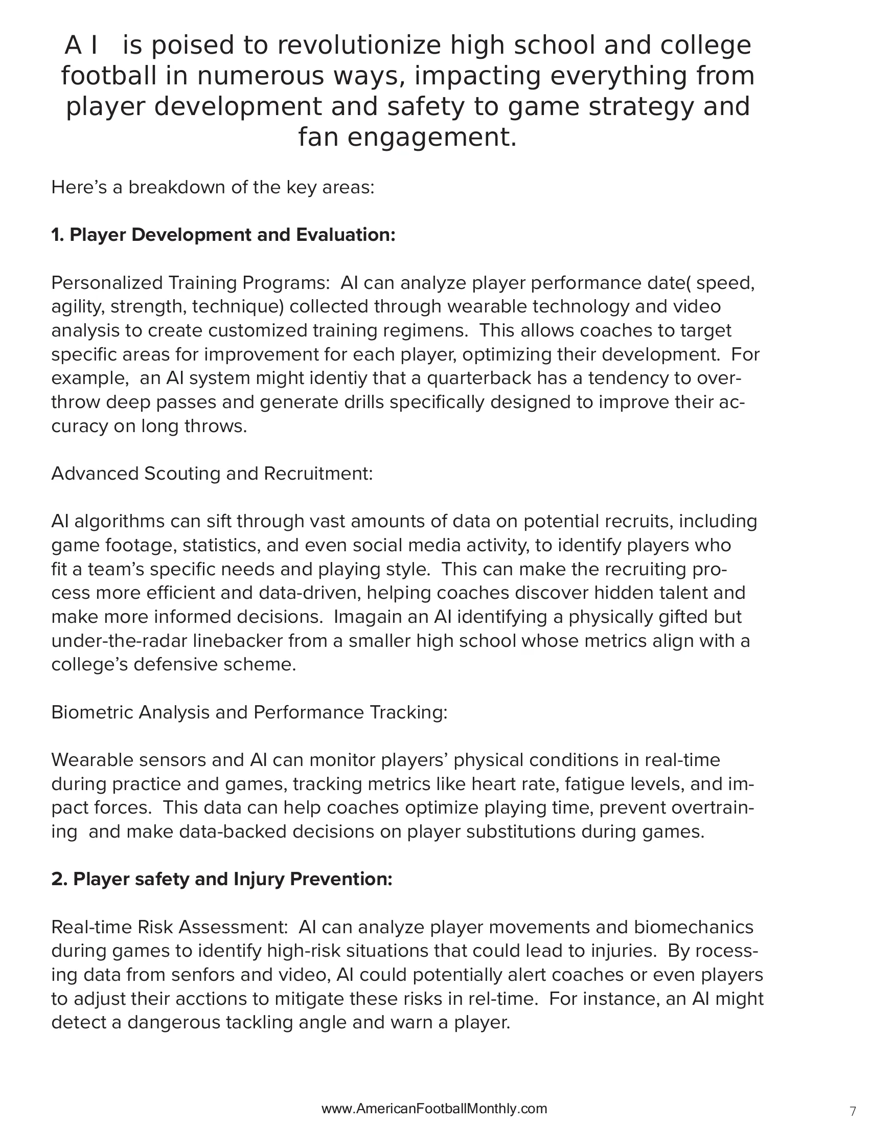 THE DUO RUN SCHEME AN EFFICIENT RUN PLAY — American Football Quarterly Vol 1 — Spring 2025, page 7