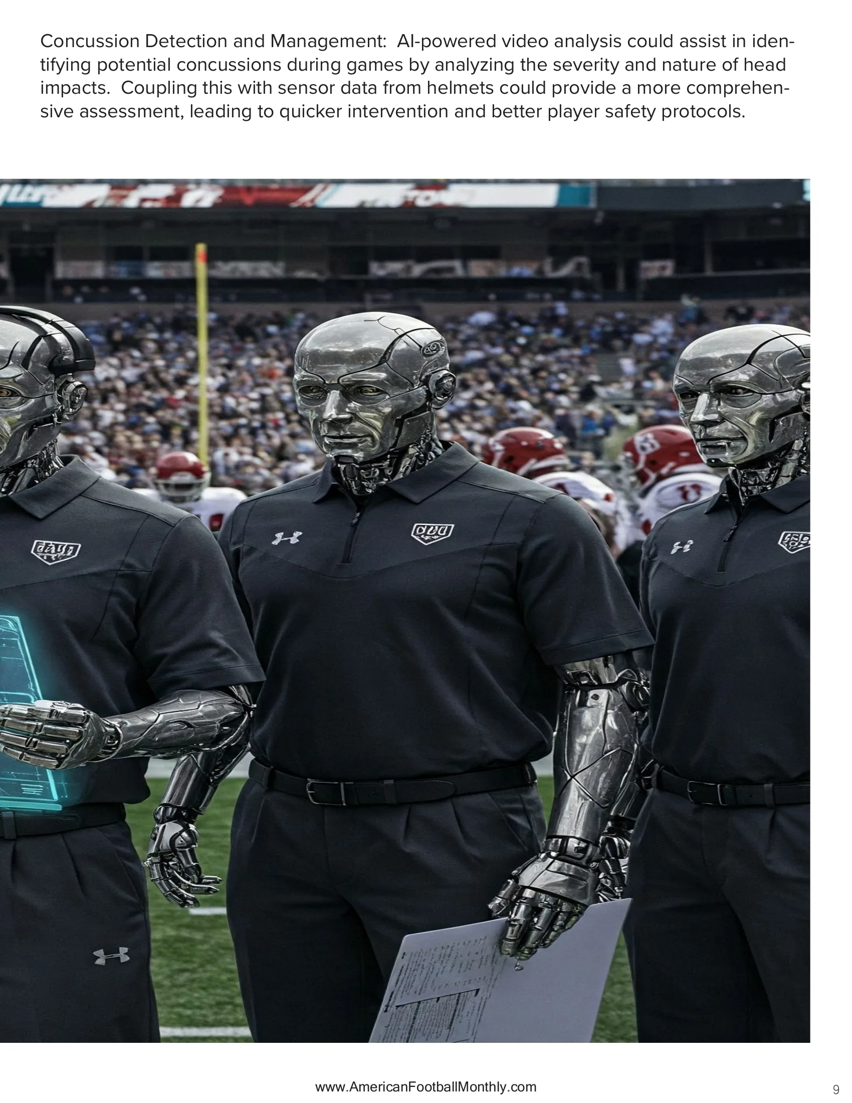 THE DUO RUN SCHEME AN EFFICIENT RUN PLAY — American Football Quarterly Vol 1 — Spring 2025, page 9