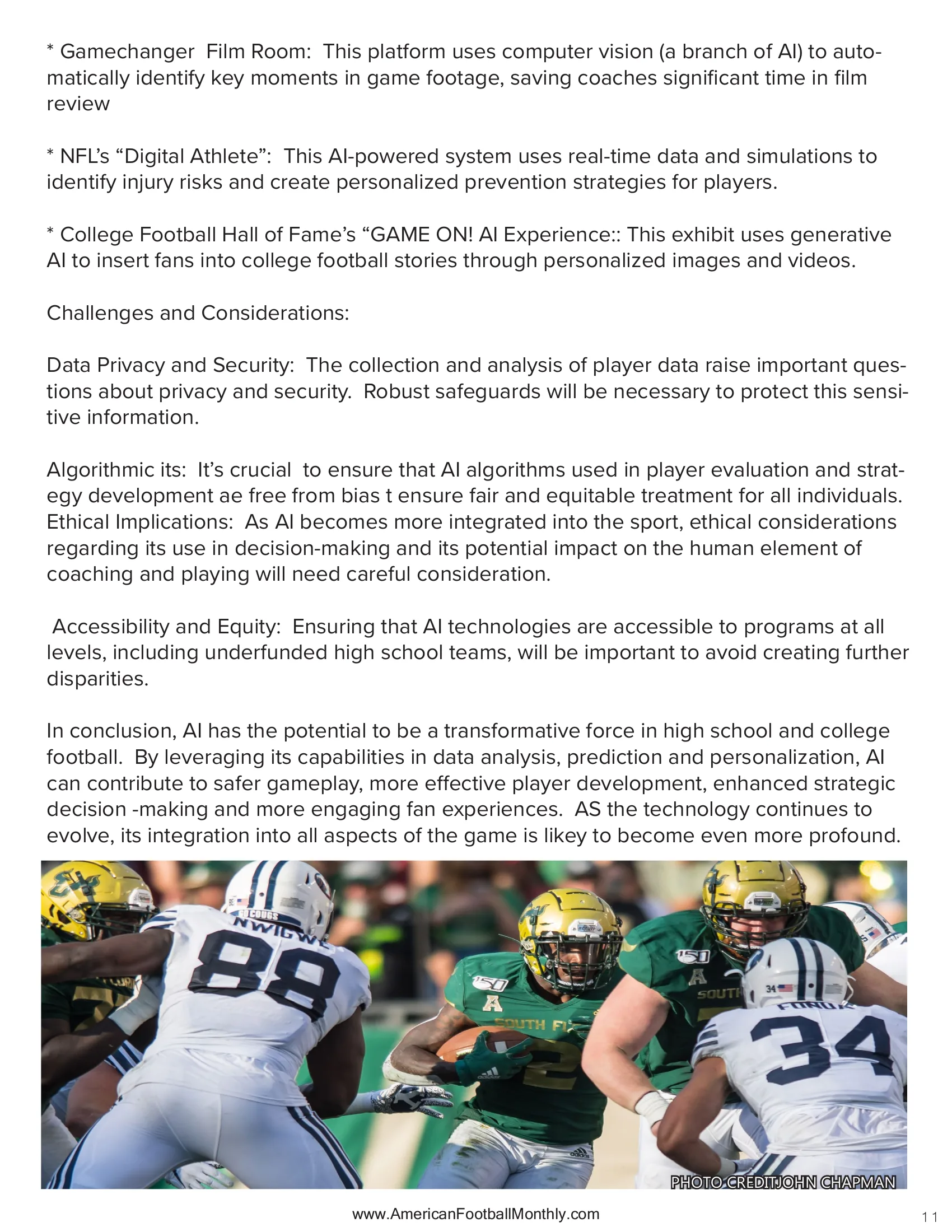 THE DUO RUN SCHEME AN EFFICIENT RUN PLAY — American Football Quarterly Vol 1 — Spring 2025, page 11