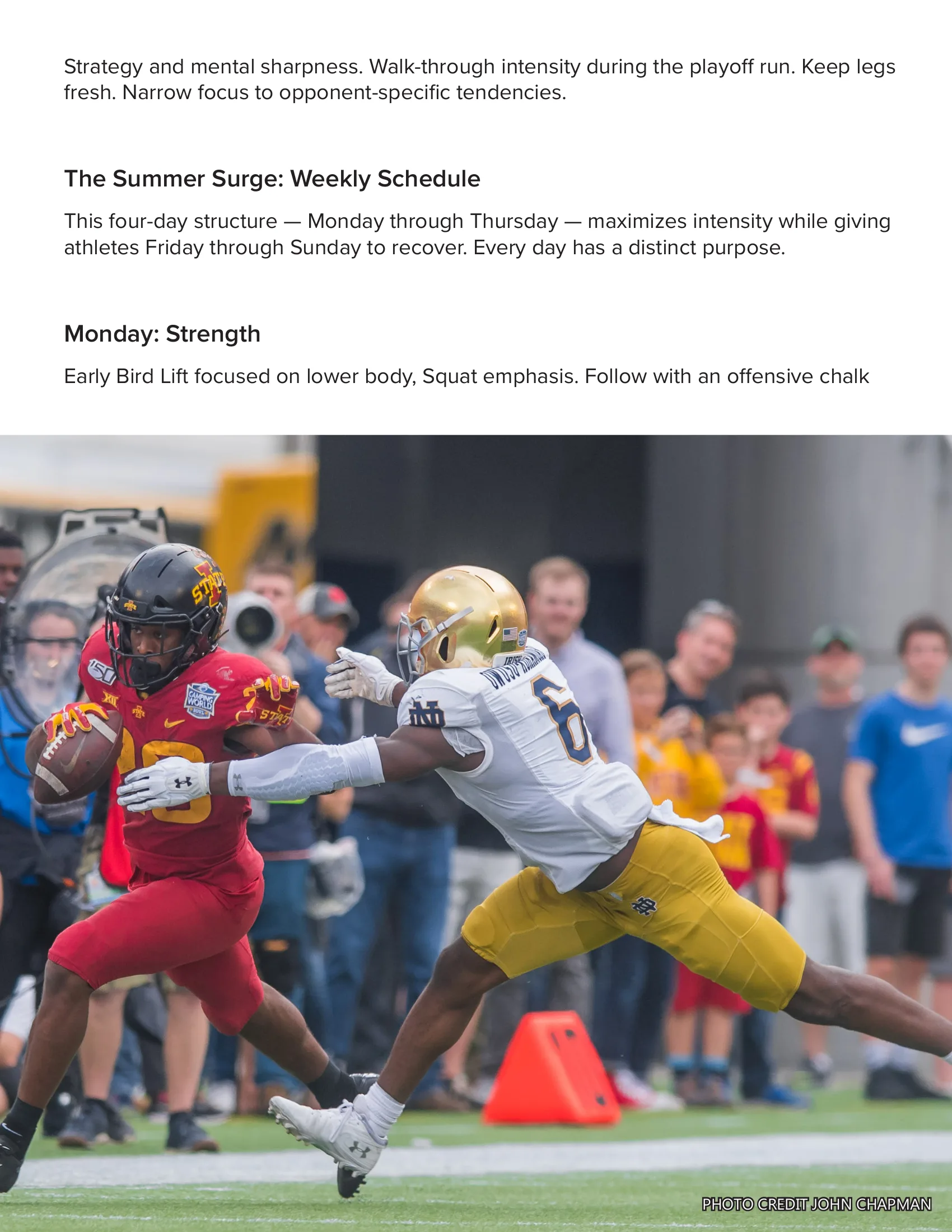 Turning Spring Work Into Friday Night Ownership — American Football Quarterly Vol 1 — Spring 2026, page 29