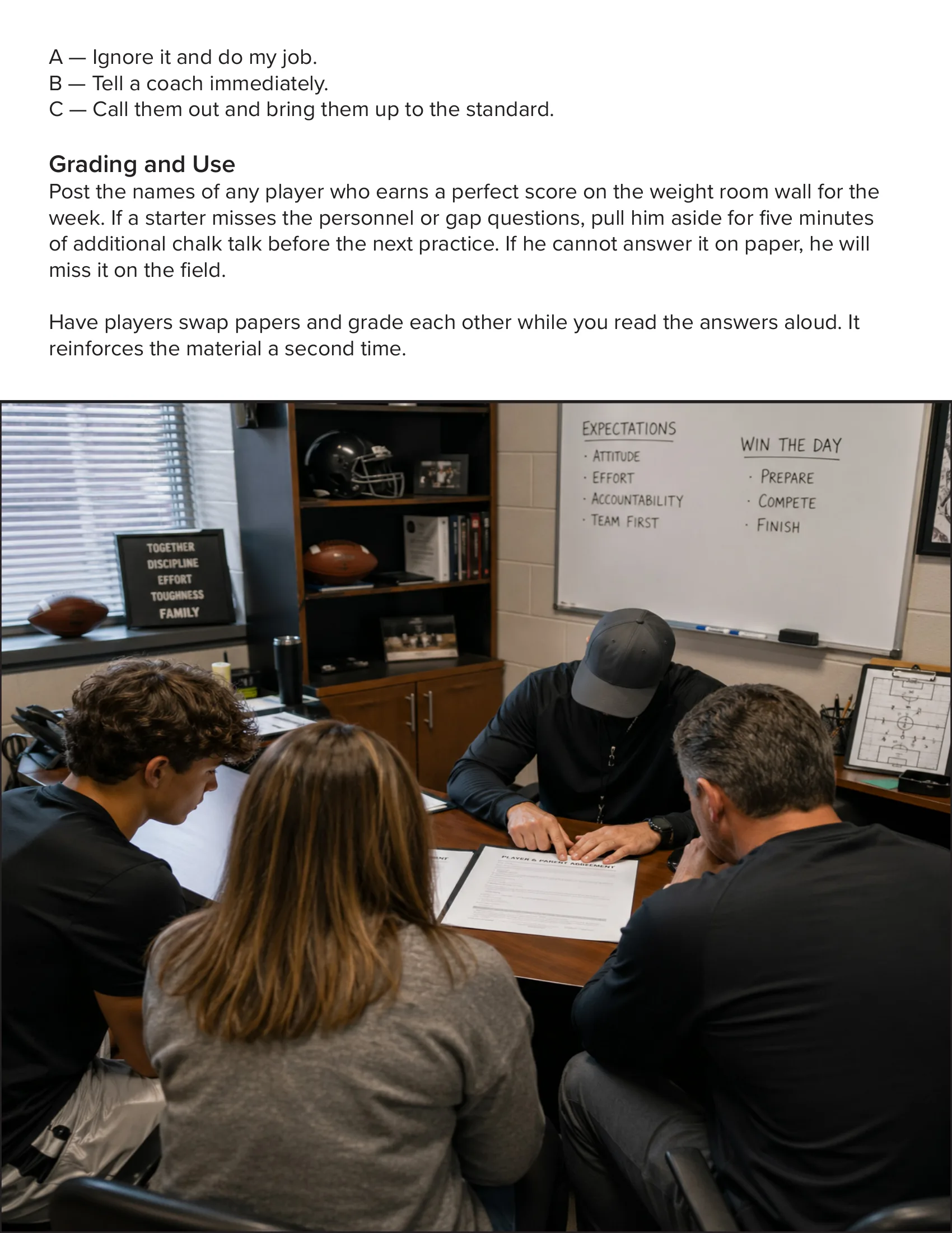 Turning Spring Work Into Friday Night Ownership — American Football Quarterly Vol 1 — Spring 2026, page 37