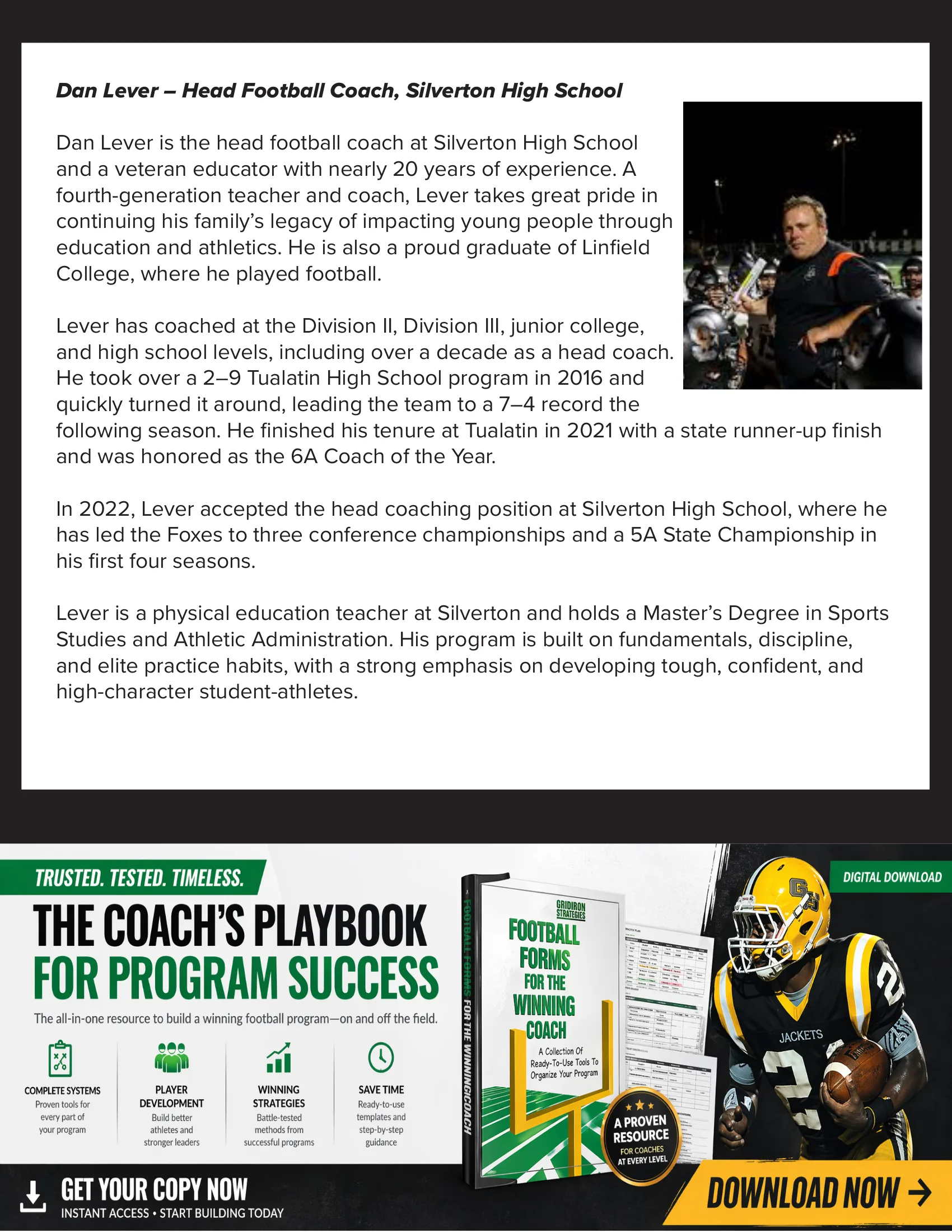From Practice to Program: How to Build Youth Football the Right Way — American Football Quarterly Vol 1 — Spring 2026, page 48