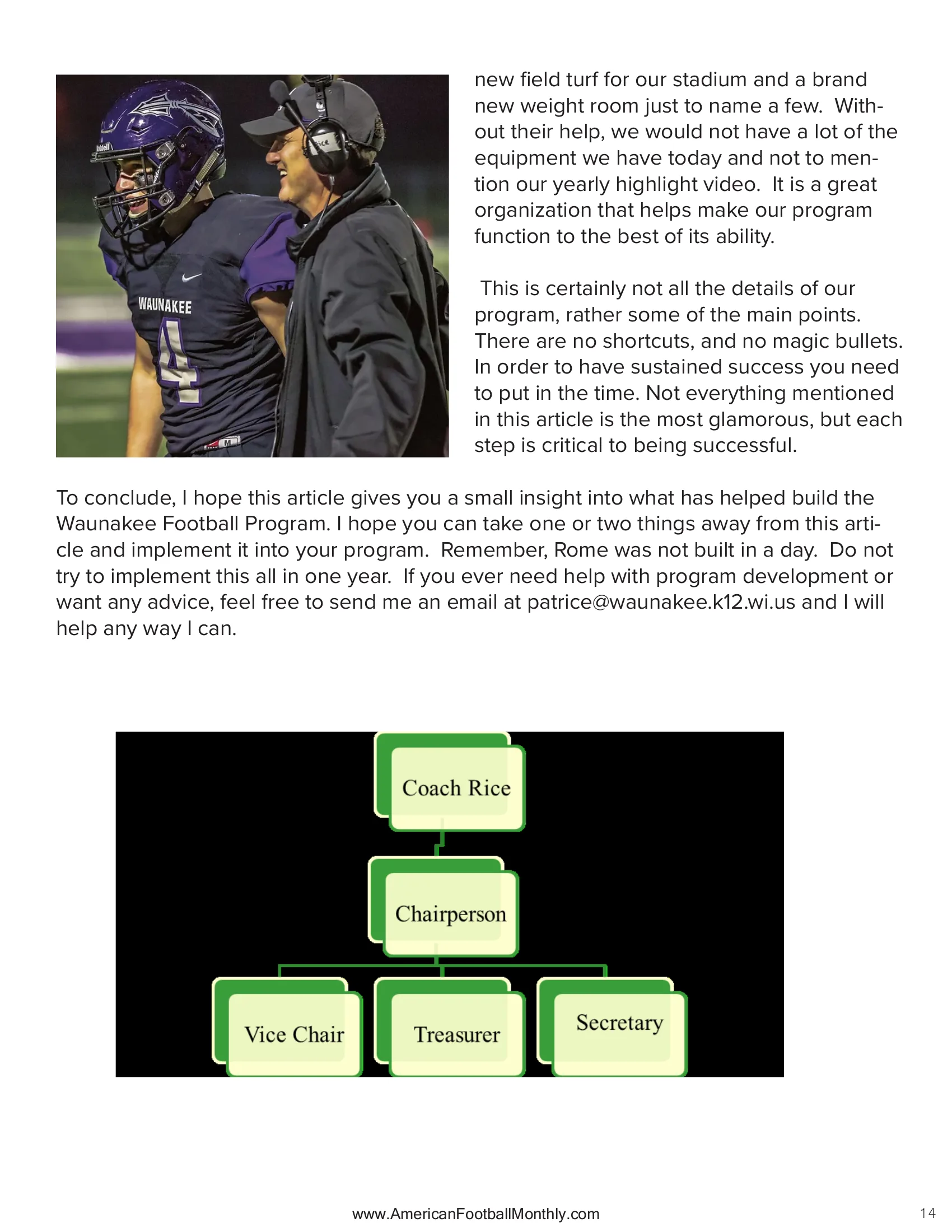 Building a Complete Program — American Football Quarterly Vol 2 — Spring 2024, page 14