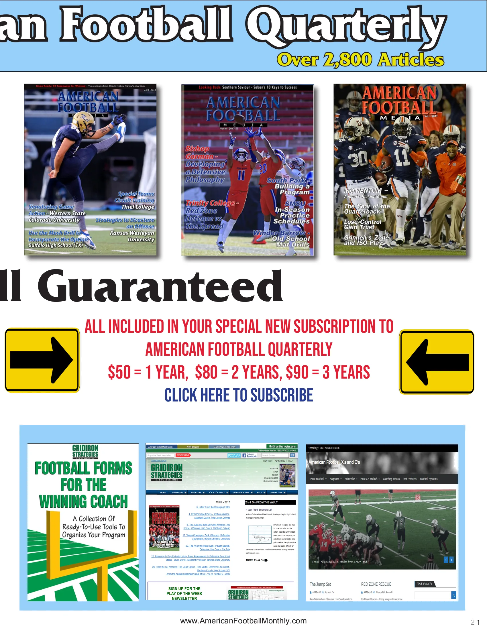 Knowing Where Your Going — American Football Quarterly Vol 2 — Spring 2024, page 21