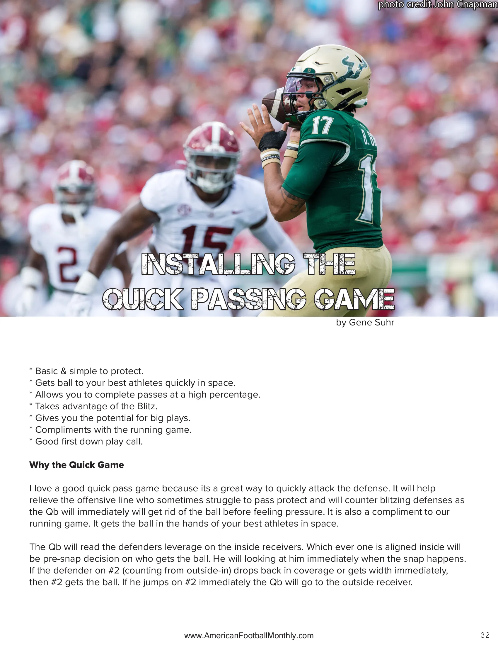 FREE Video - Building Leadership — American Football Quarterly Vol 2 — Spring 2024, page 32