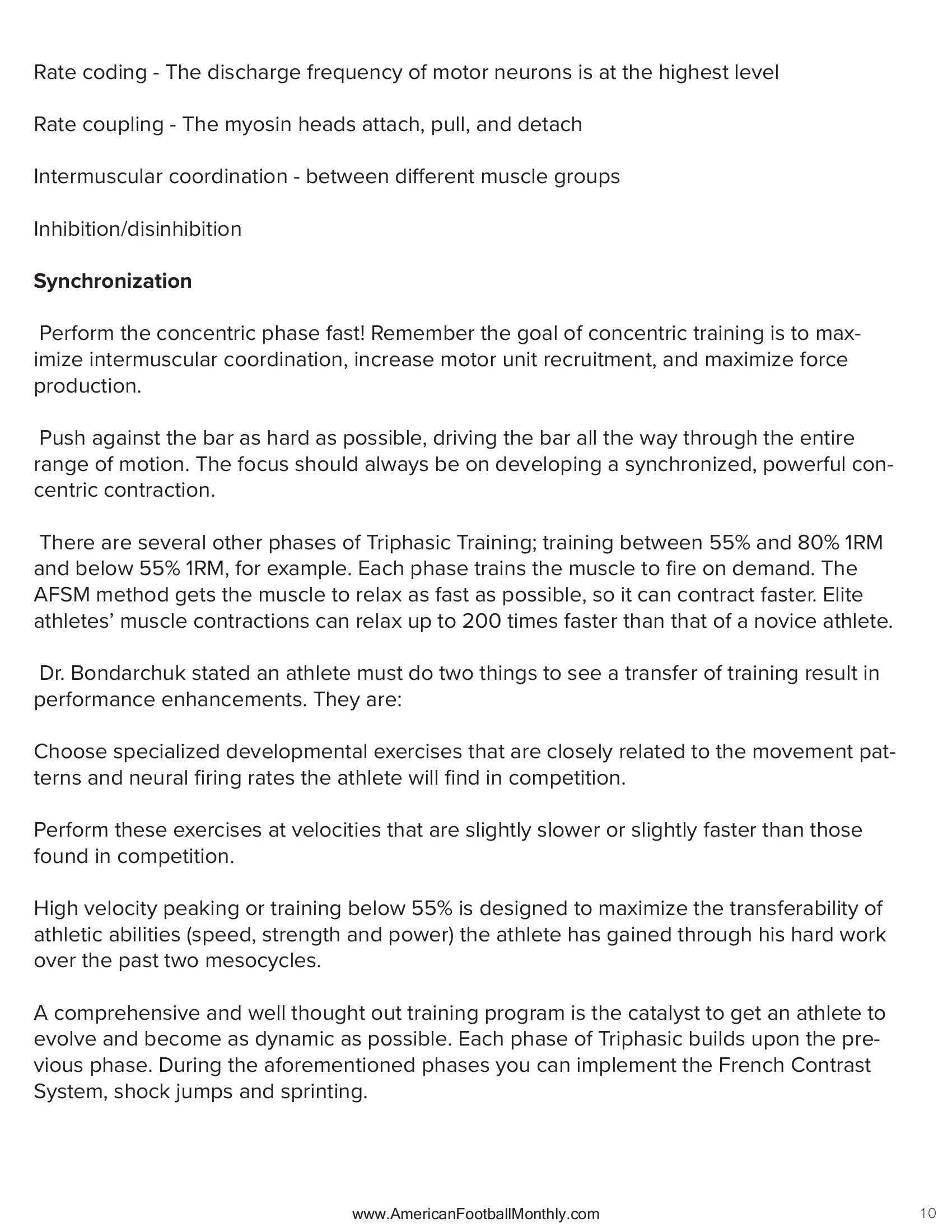 Breaking Down a Rep — American Football Quarterly Vol 2 — Summer 2025, page 10