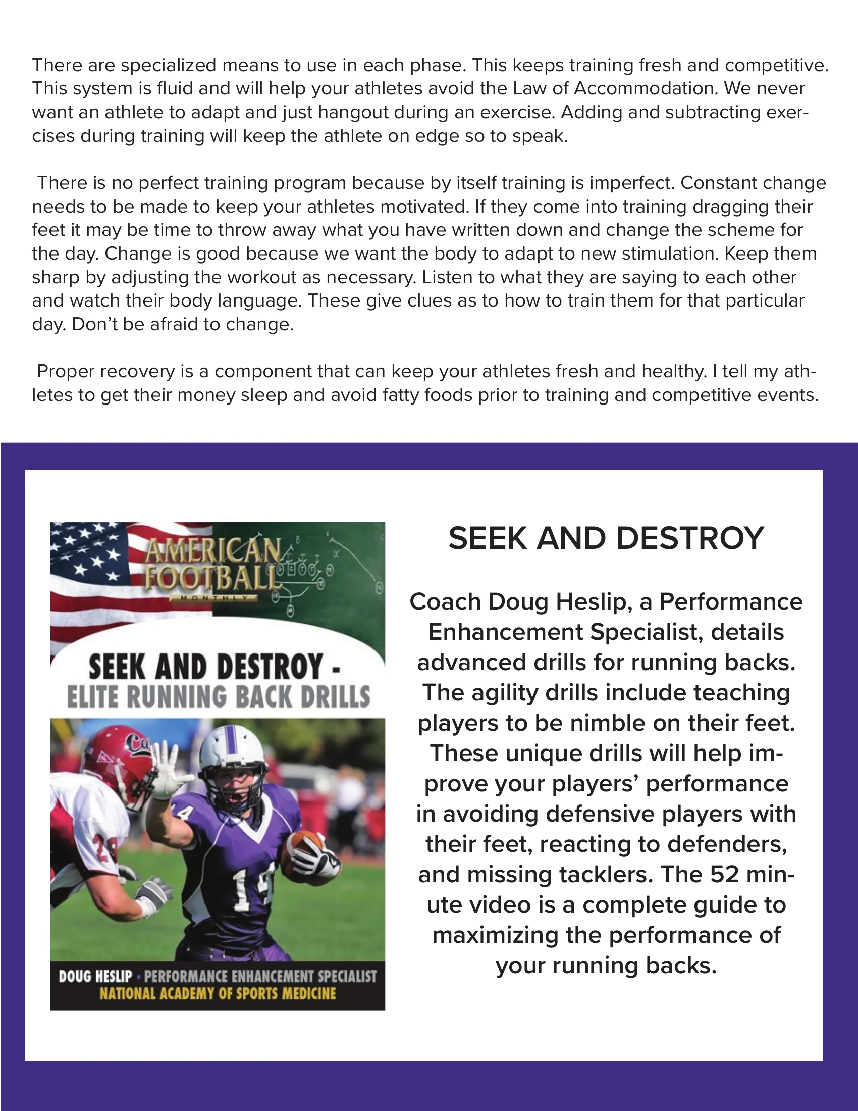 Breaking Down a Rep — American Football Quarterly Vol 2 — Summer 2025, page 11
