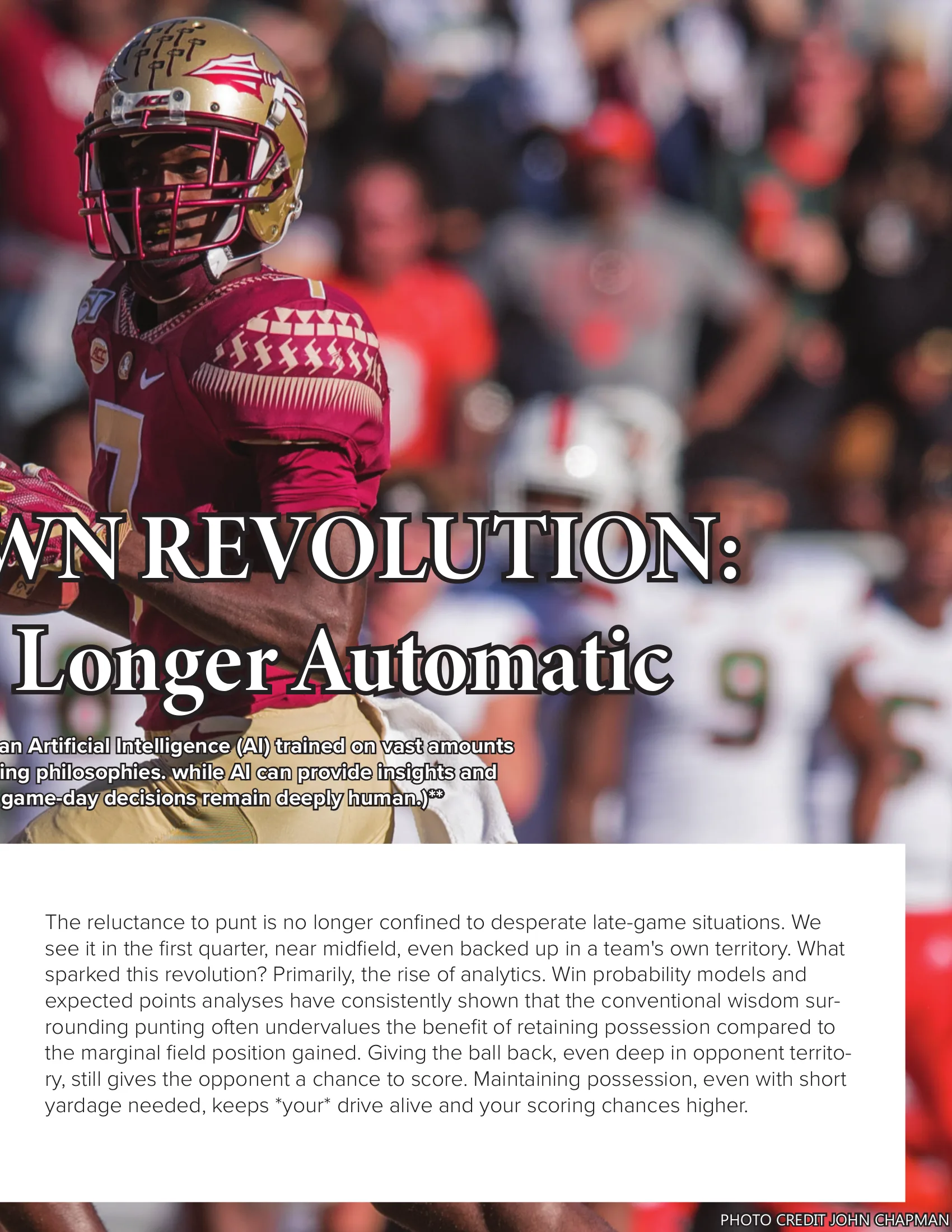 Loyalty the forgotten principle — American Football Quarterly Vol 2 — Summer 2025, page 31