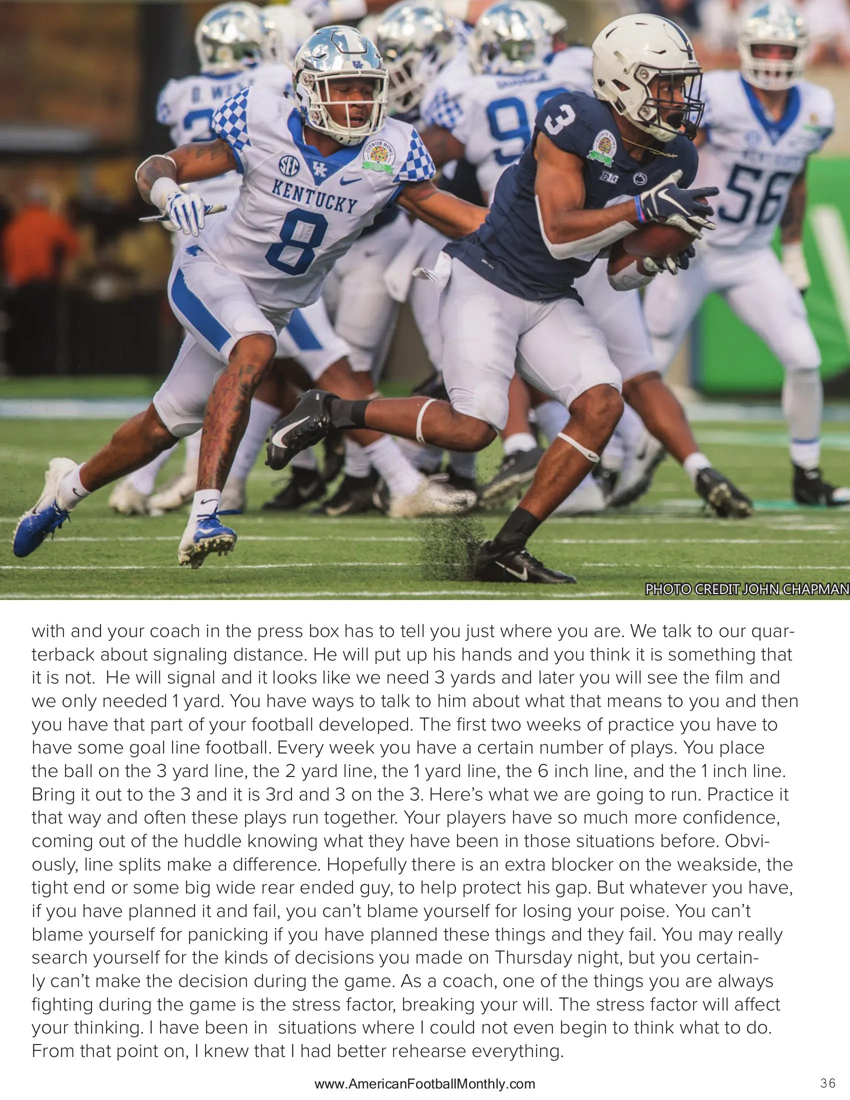 The Fourth Down Revolution — American Football Quarterly Vol 2 — Summer 2025, page 36