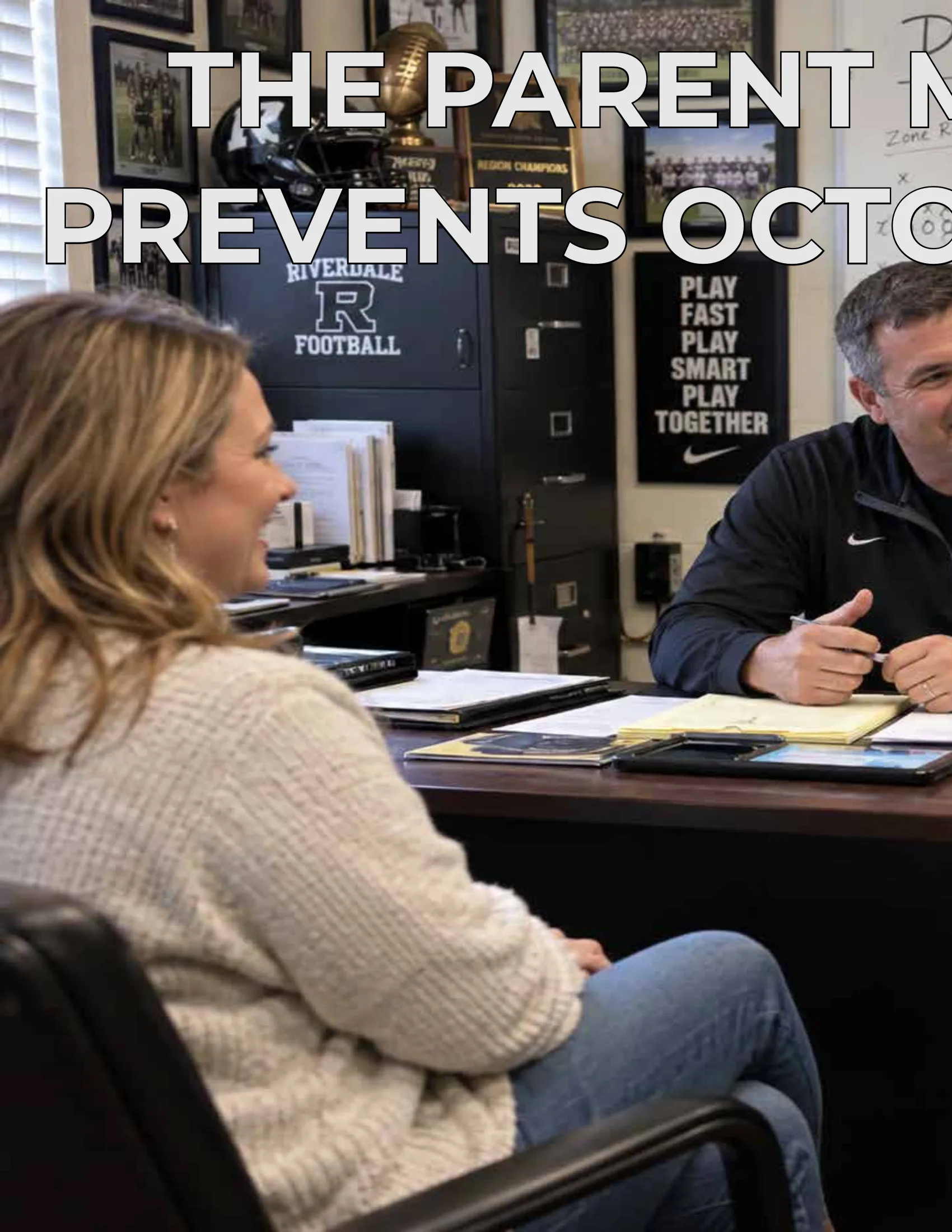 The Parent Meeting That Prevents October Problems — American Football Quarterly Vol 2 — Summer 2026, page 44