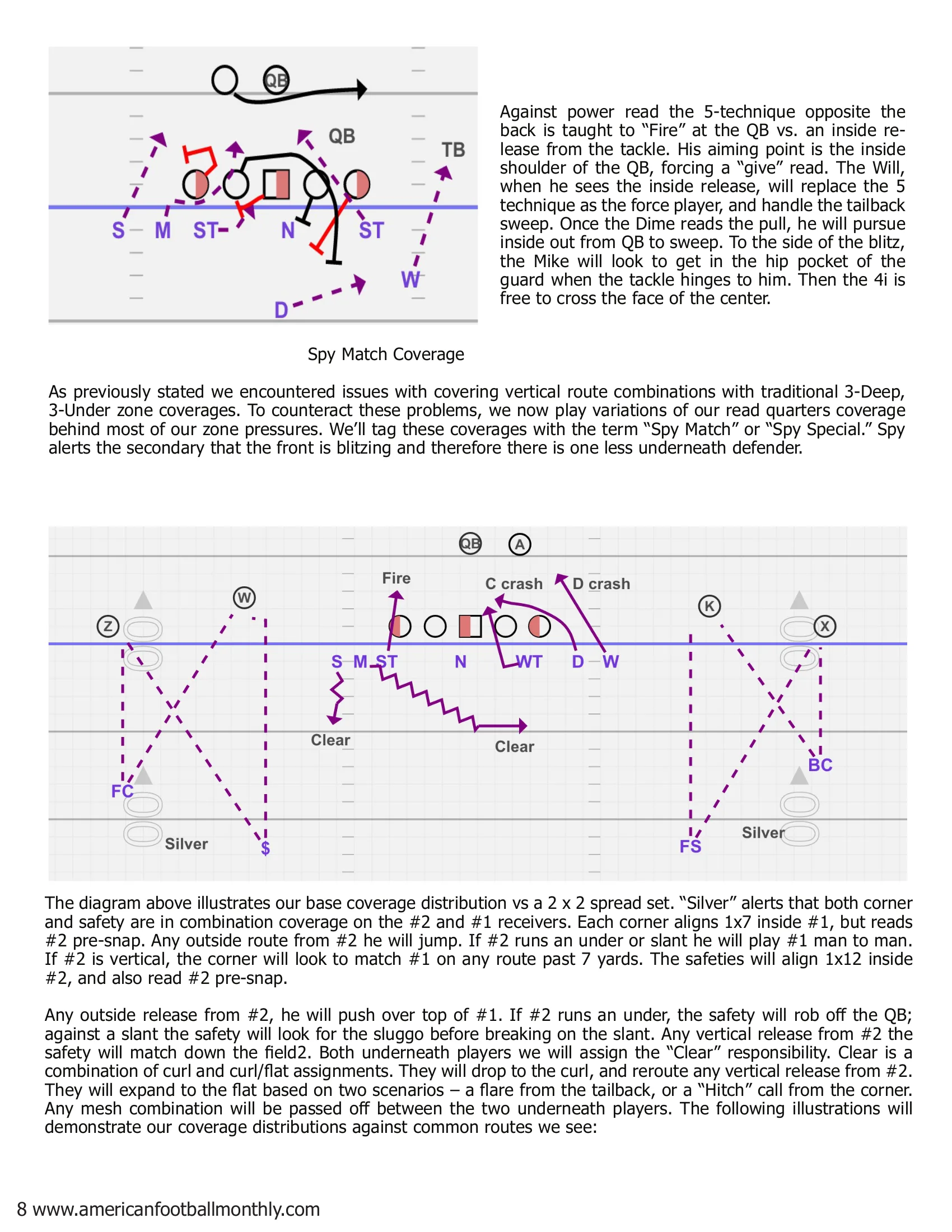 Blitzing the QB Run-Game with 2-High Safeties — American Football Quarterly Vol 3 — Winter 2018, page 8