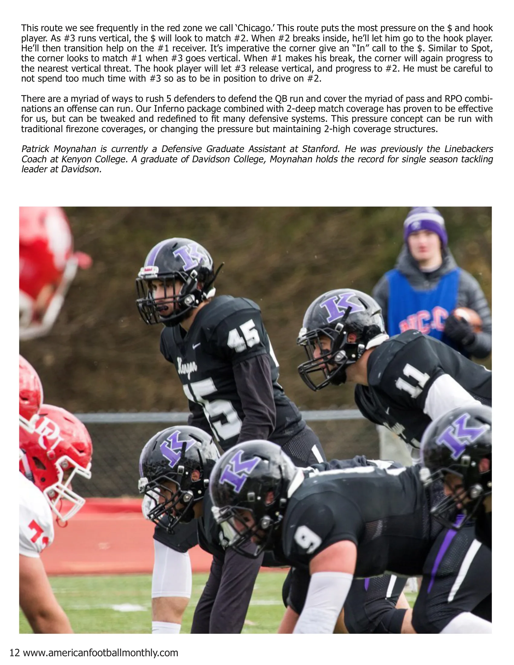 Blitzing the QB Run-Game with 2-High Safeties — American Football Quarterly Vol 3 — Winter 2018, page 12