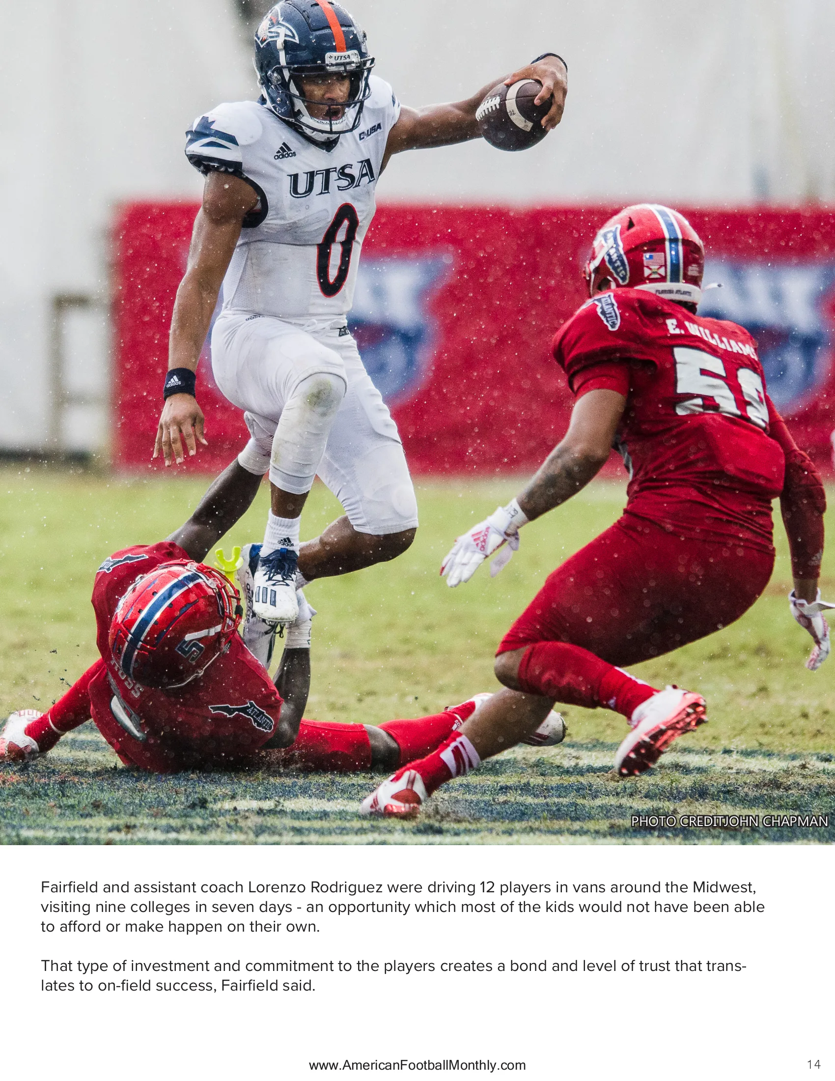 THE COUNTER — American Football Quarterly Vol 3 — Fall 2024, page 14