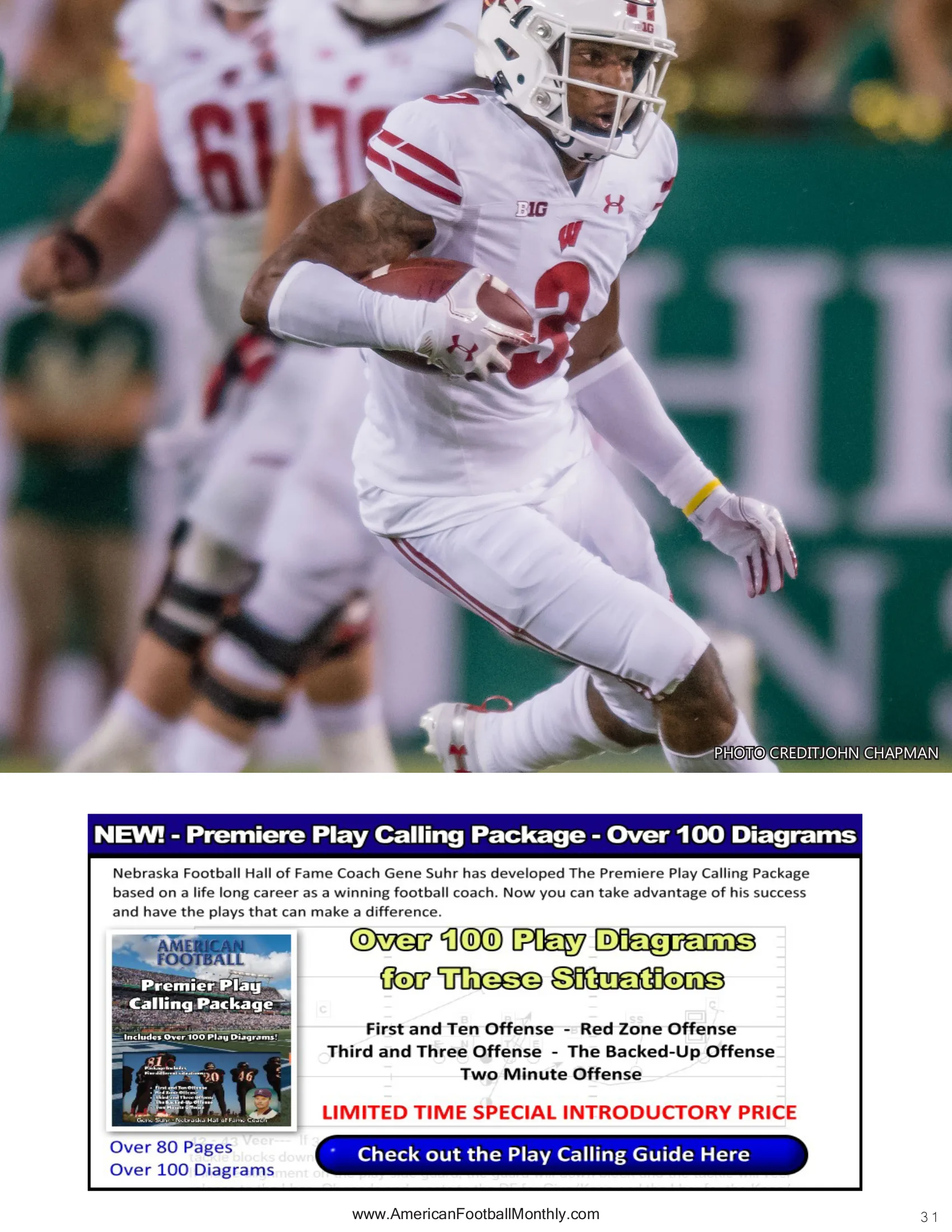 THE COUNTER — American Football Quarterly Vol 3 — Fall 2024, page 31