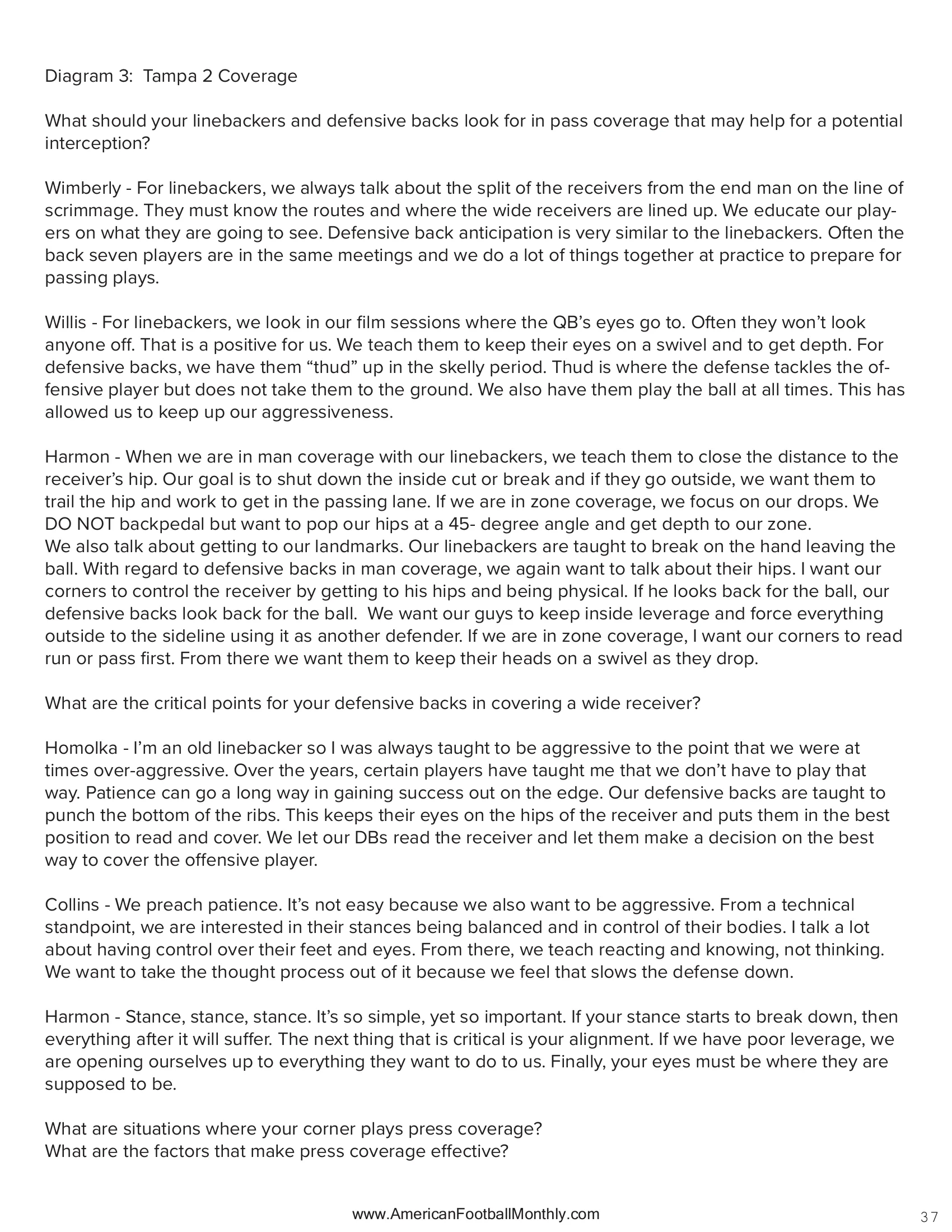 THE COUNTER — American Football Quarterly Vol 3 — Fall 2024, page 37