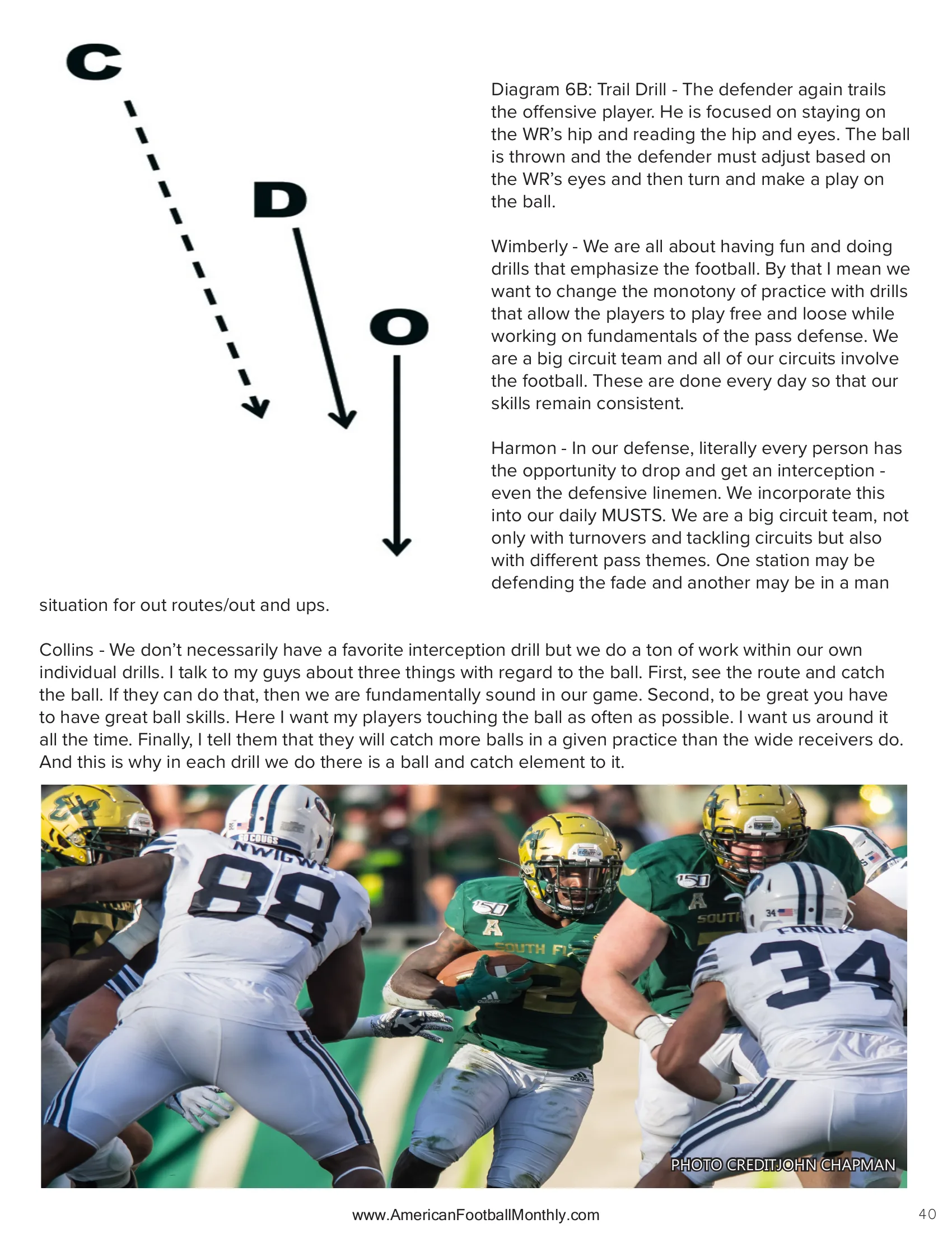 THE COUNTER — American Football Quarterly Vol 3 — Fall 2024, page 40