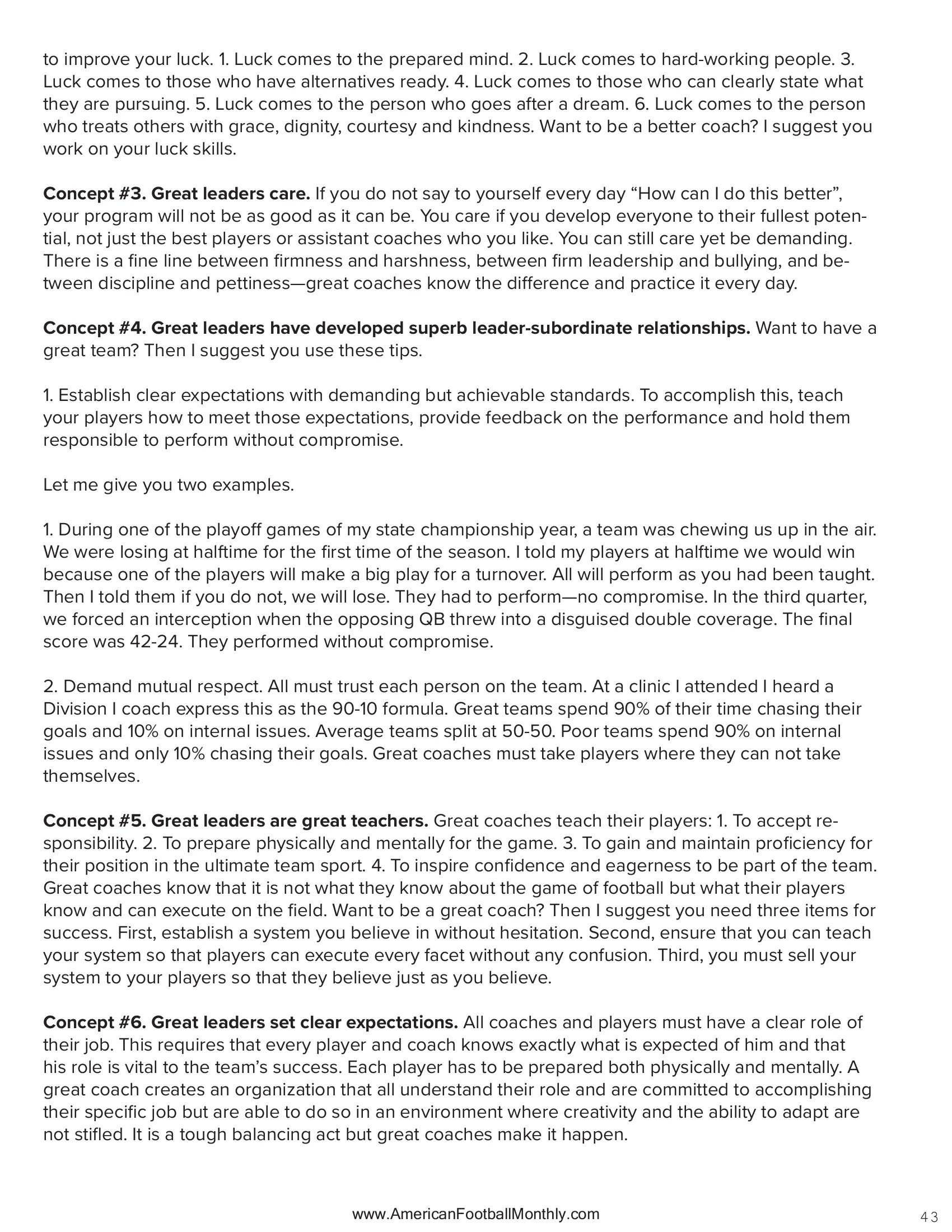 THE COUNTER — American Football Quarterly Vol 3 — Fall 2024, page 43
