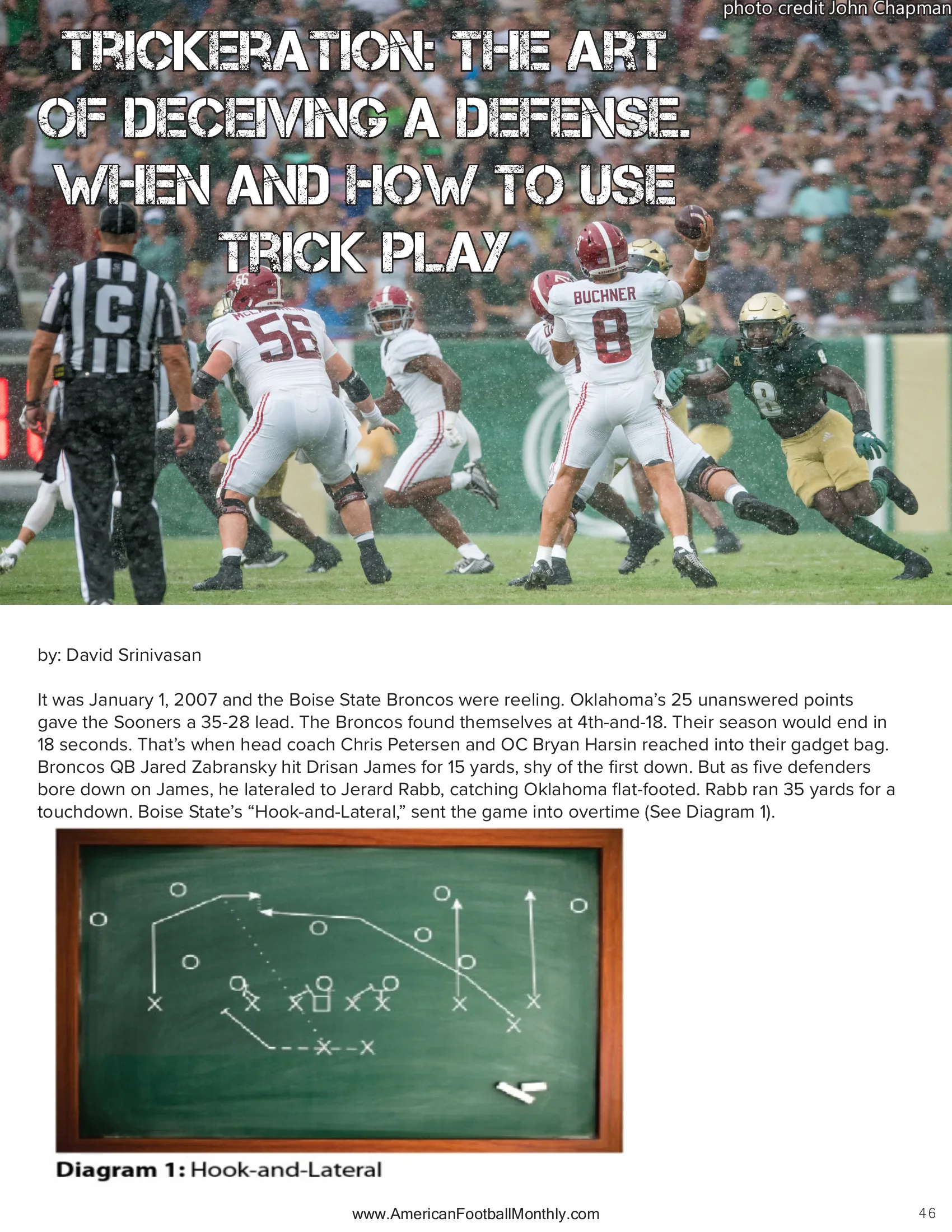THE COUNTER — American Football Quarterly Vol 3 — Fall 2024, page 46