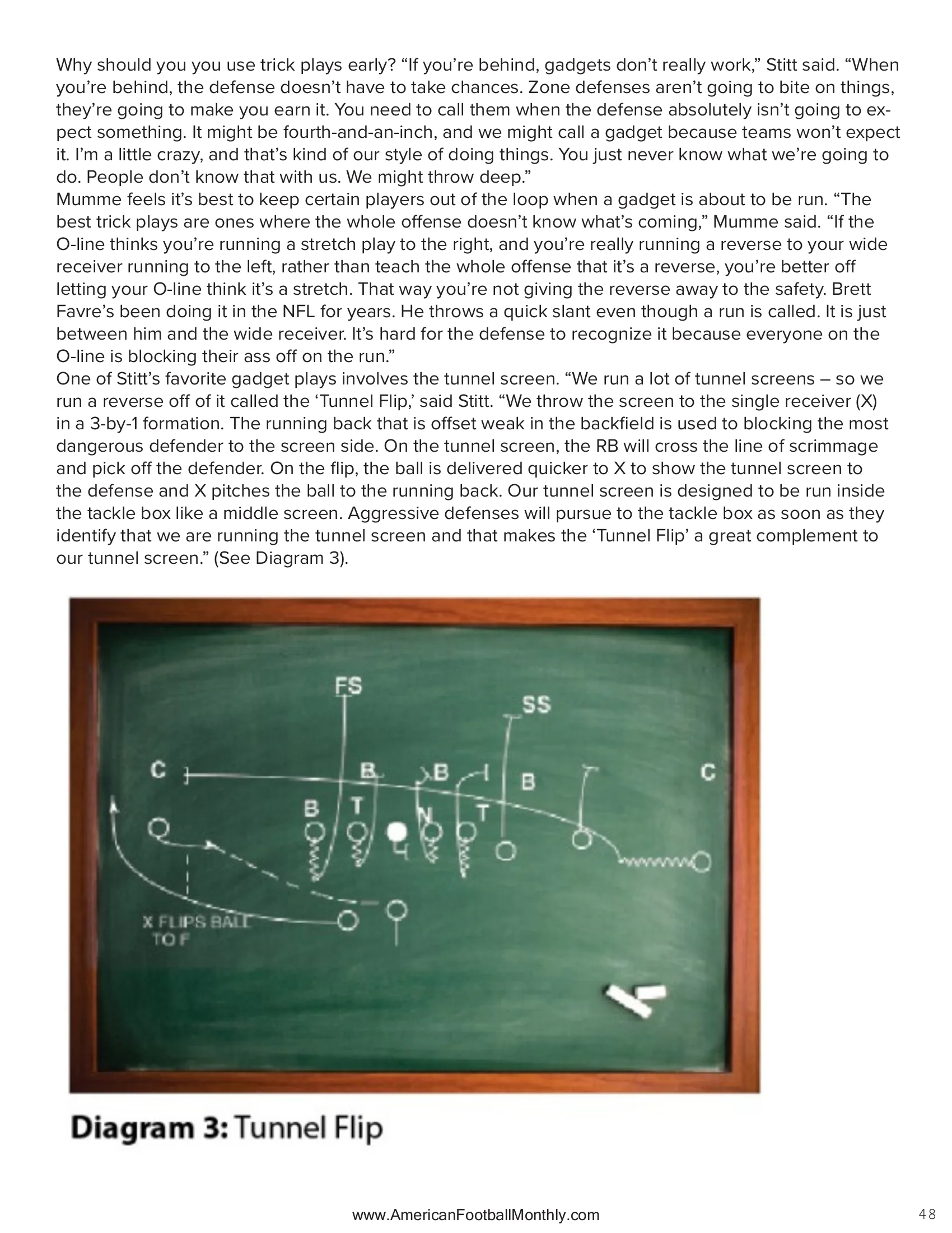 THE COUNTER — American Football Quarterly Vol 3 — Fall 2024, page 48