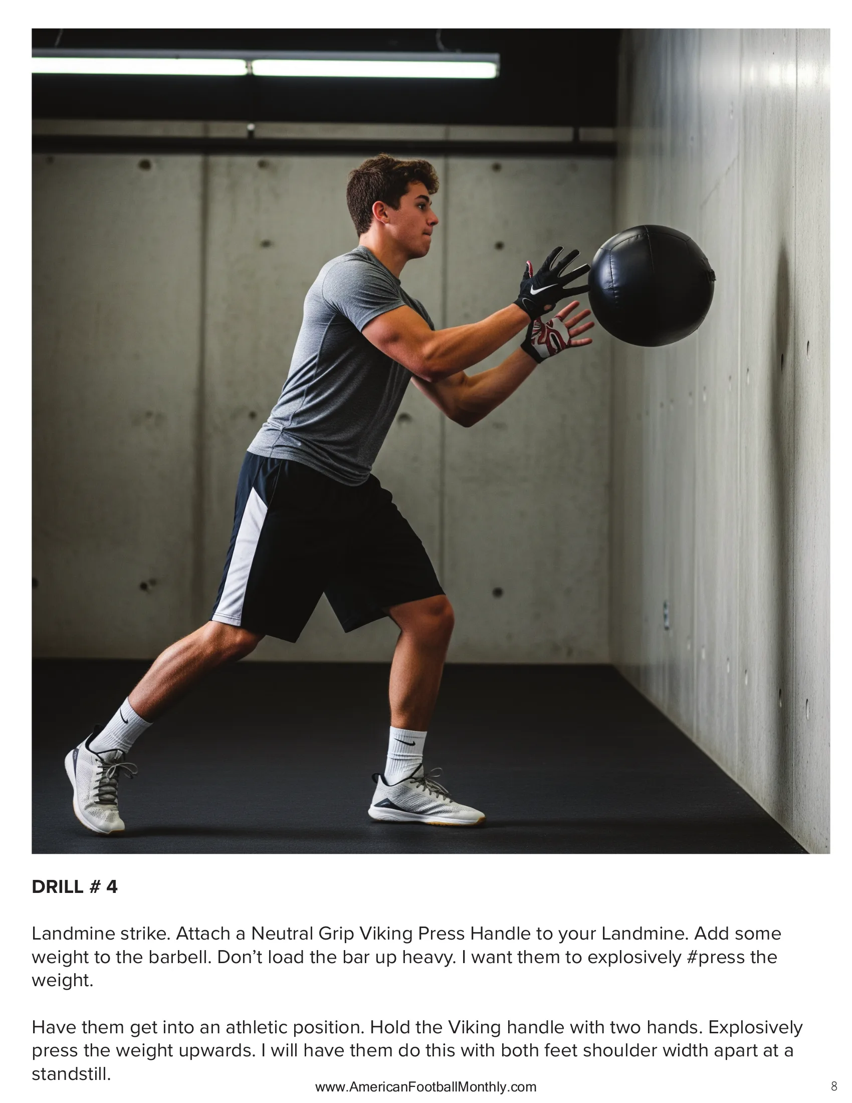 DRILLS FOR QUICKNESS - TRENCH TACTICS — American Football Quarterly Vol 3 — Fall 2025, page 8