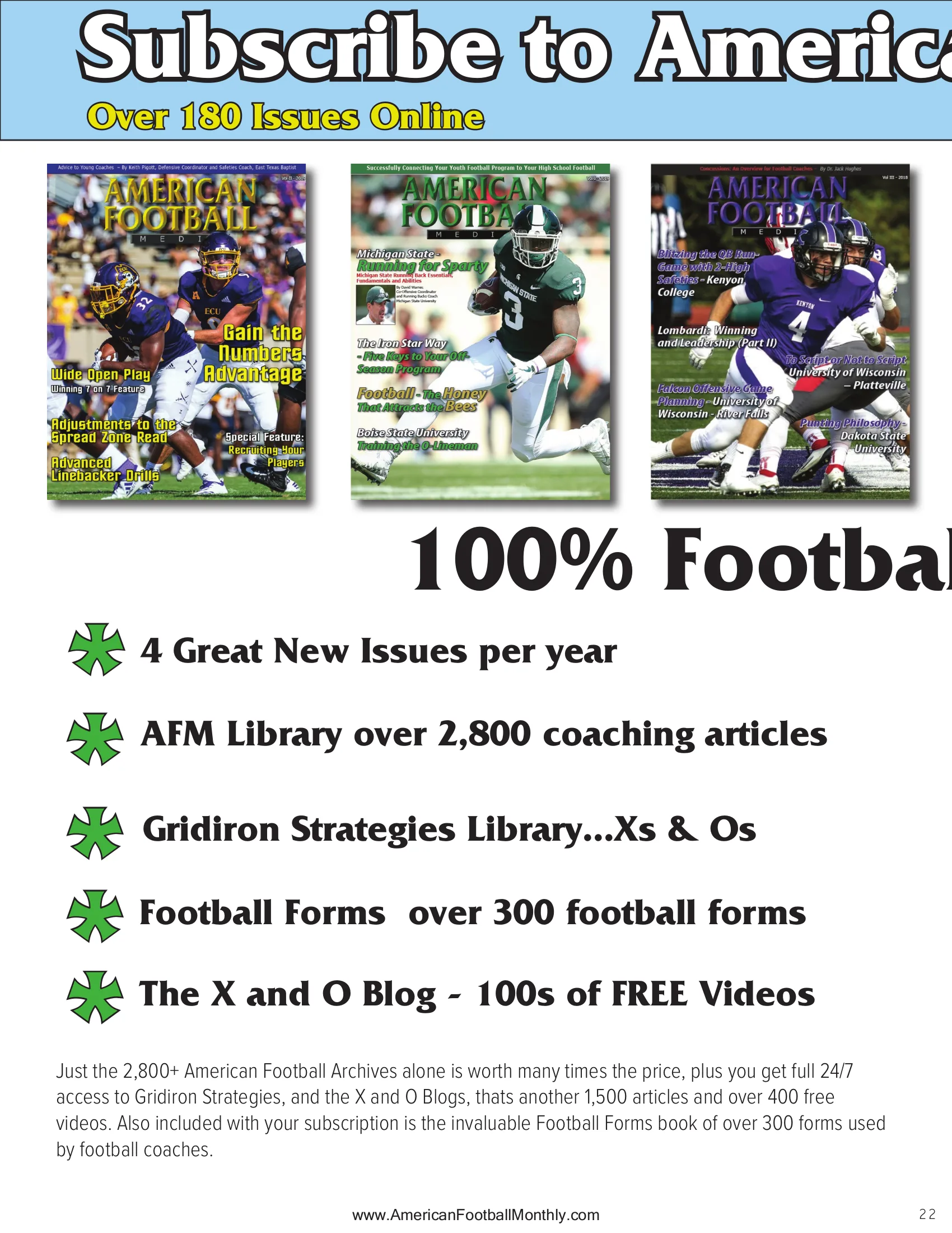 WINNING THE IN SEASON EVOLUTION RACE — American Football Quarterly Vol 3 — Fall 2025, page 22